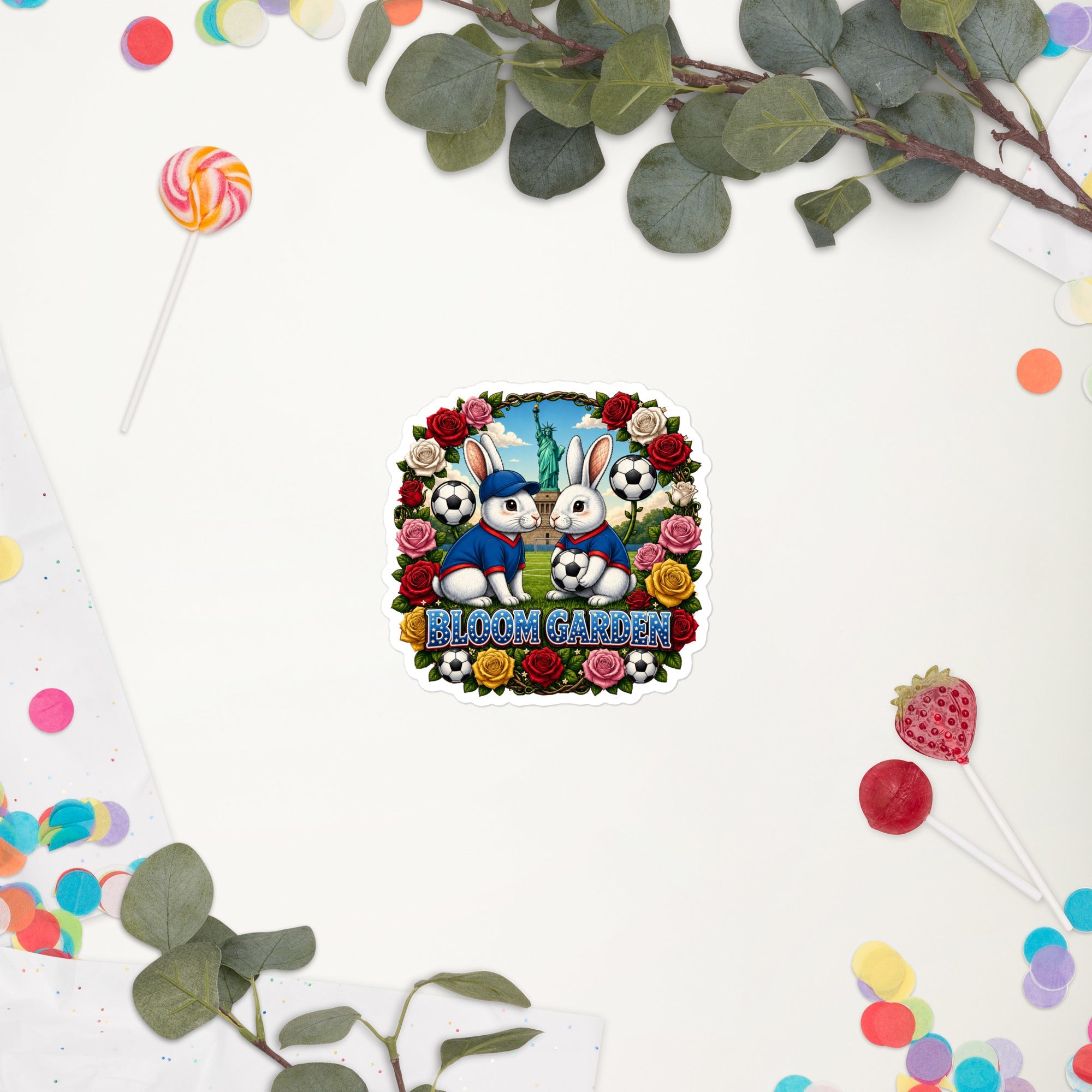 Bloom Garden American Rabbit Sticker - BLOOM GARDEN
