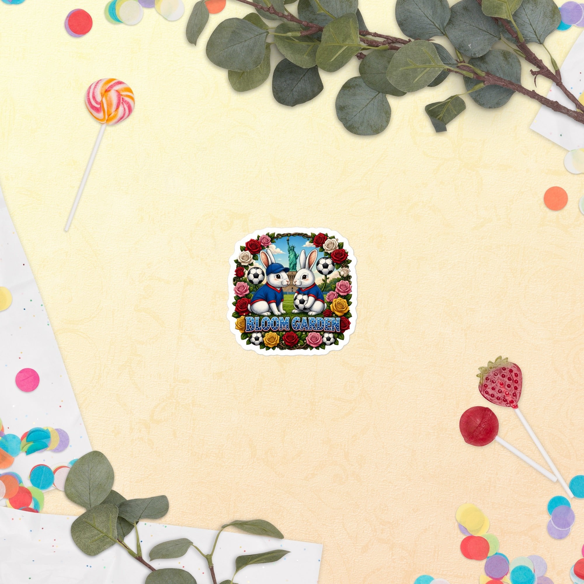 Bloom Garden American Rabbit Sticker - BLOOM GARDEN