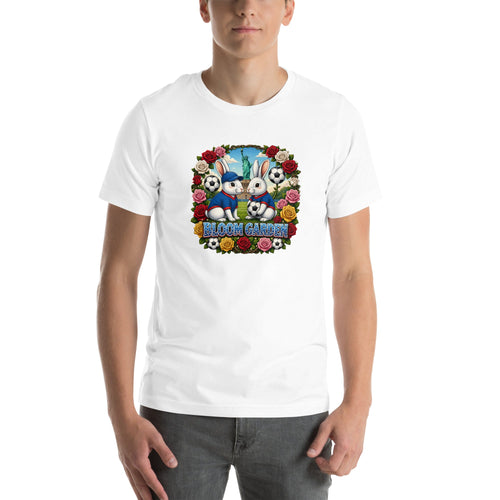 Bloom Garden American Rabbit T-Shirt | USA Fan | Canada Mexico USA 2026 | Unisex - BLOOM GARDEN