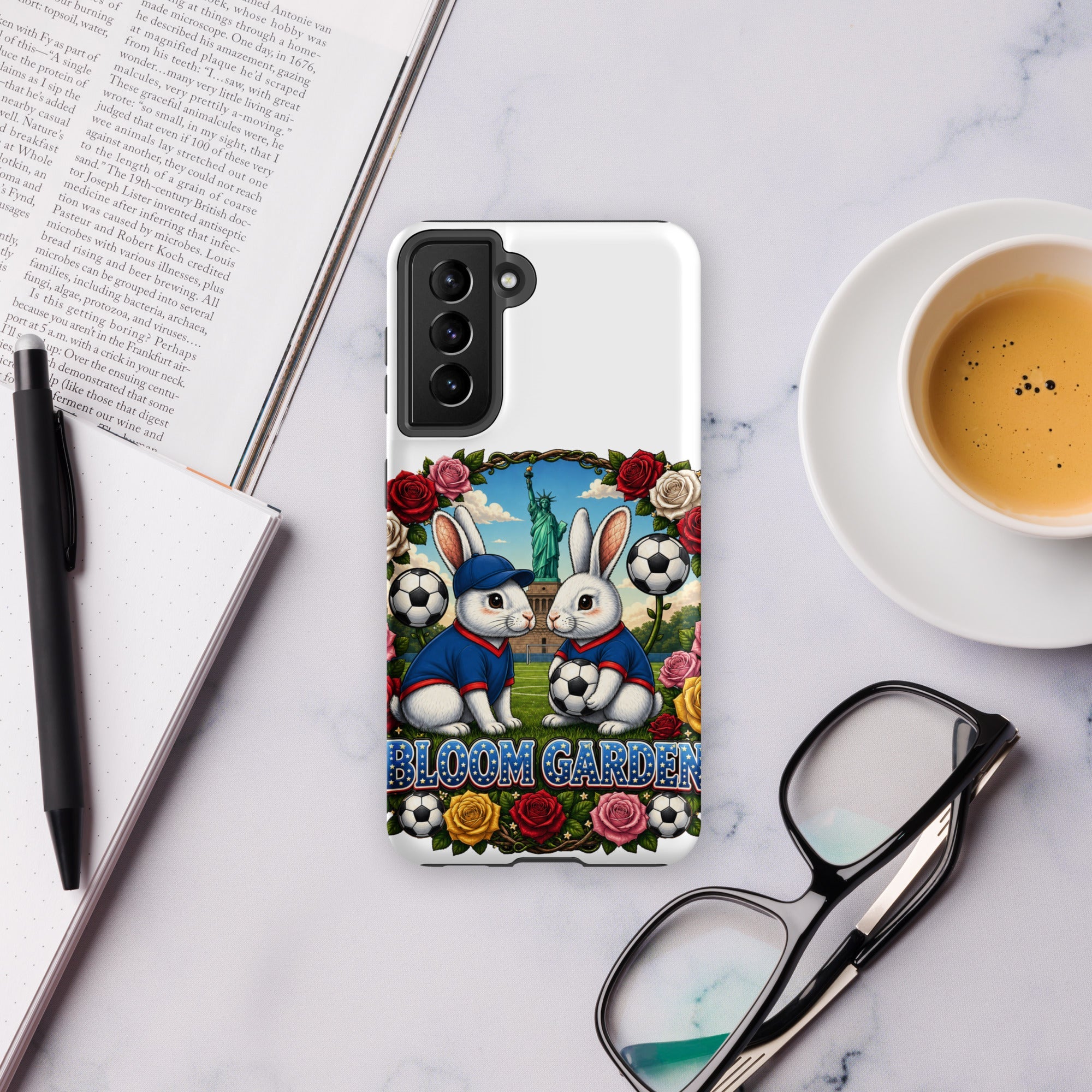 Bloom Garden American Rabbit Tough Case for Samsung - BLOOM GARDEN