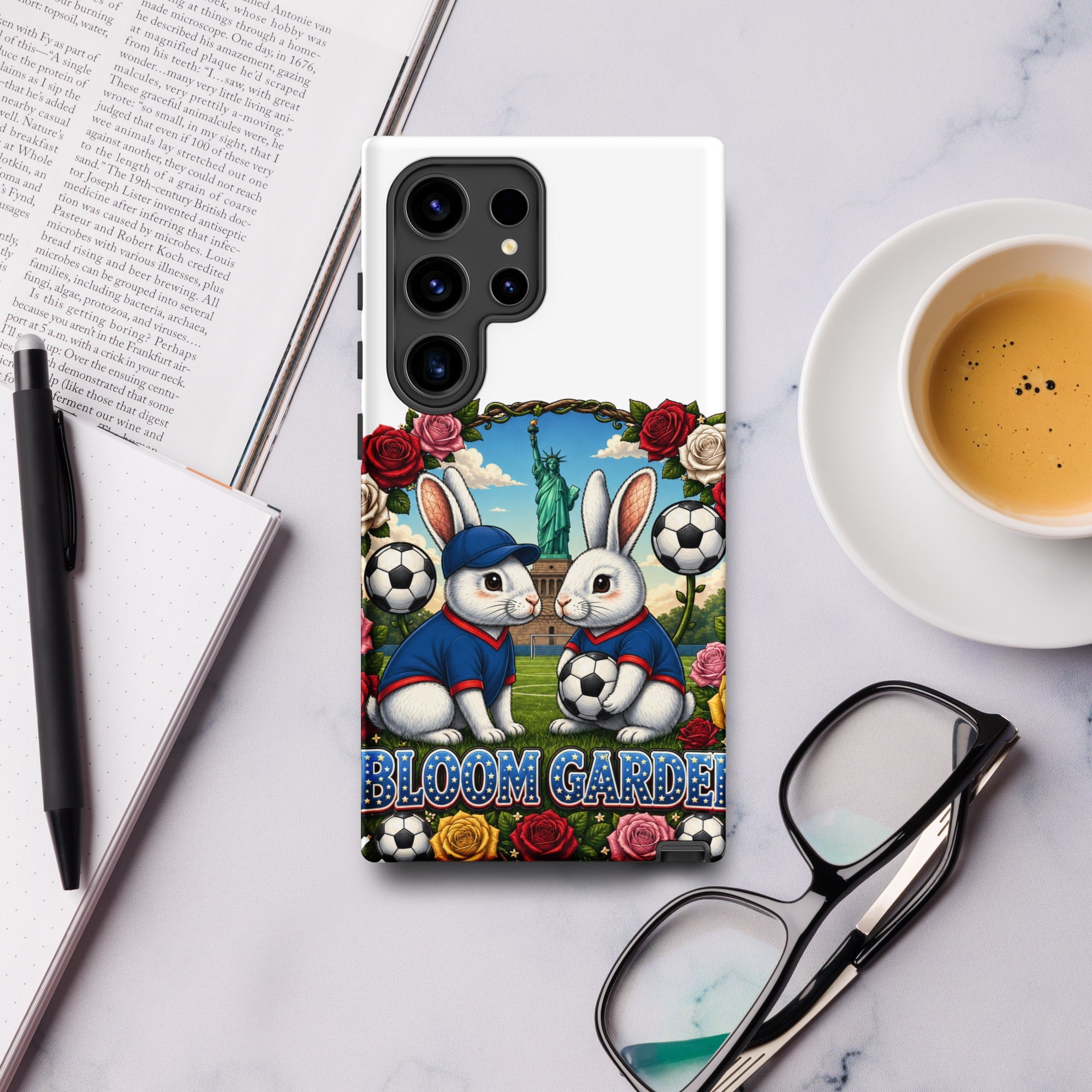 Bloom Garden American Rabbit Tough Case for Samsung - BLOOM GARDEN