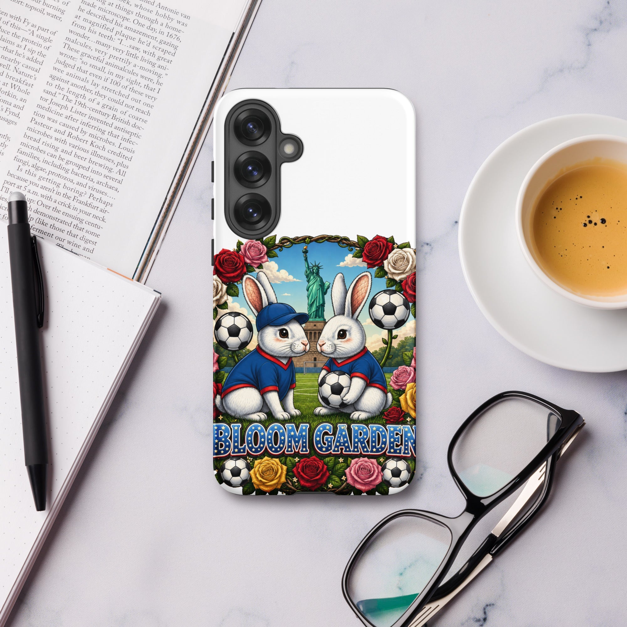 Bloom Garden American Rabbit Tough Case for Samsung - BLOOM GARDEN