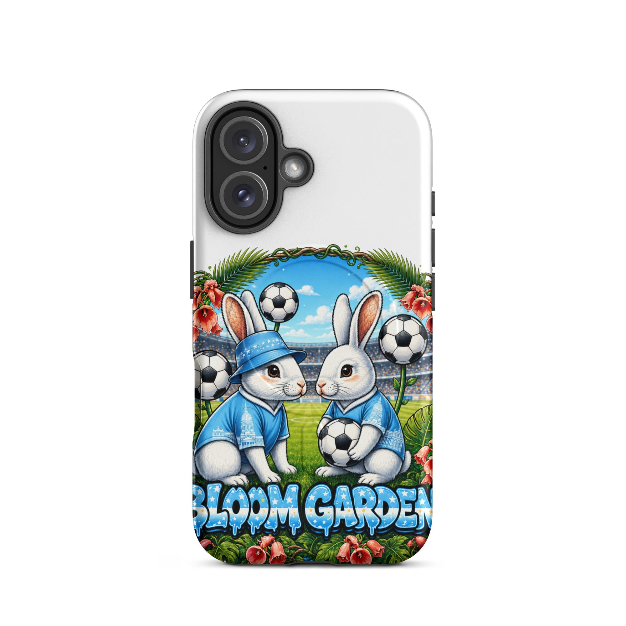 Bloom Garden Argentine Rabbit MagSafe Tough Case for iPhone - BLOOM GARDEN