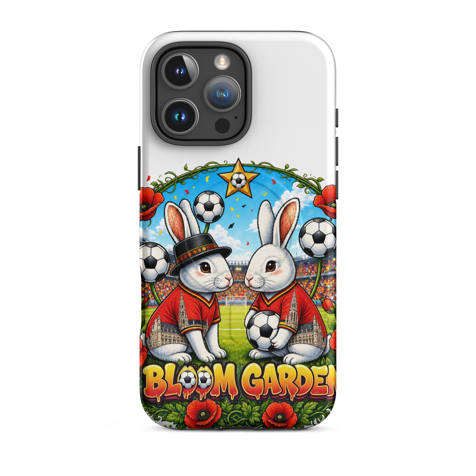 Bloom Garden Belgian Rabbit MagSafe Tough Case for iPhone - BLOOM GARDEN