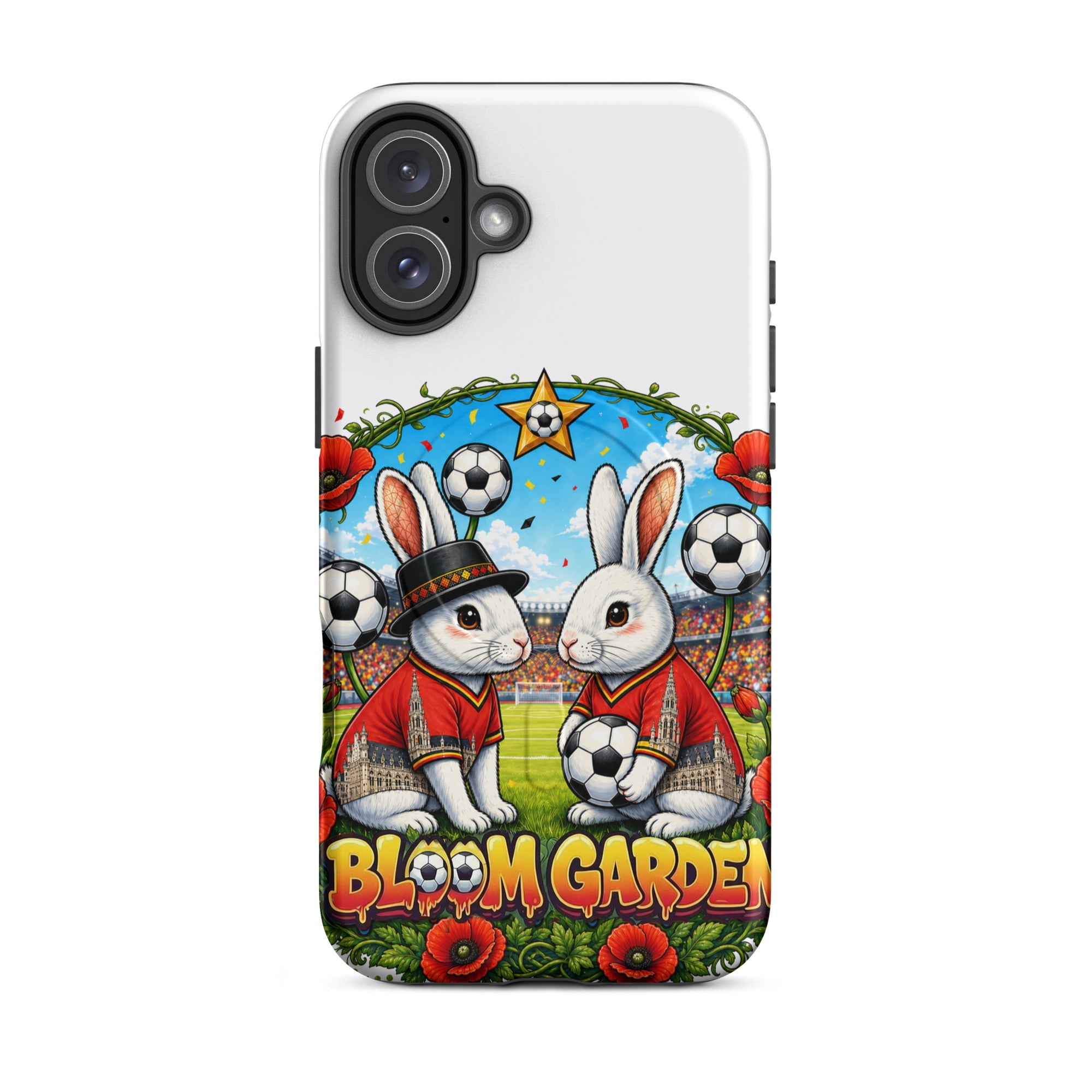 Bloom Garden Belgian Rabbit MagSafe Tough Case for iPhone - BLOOM GARDEN