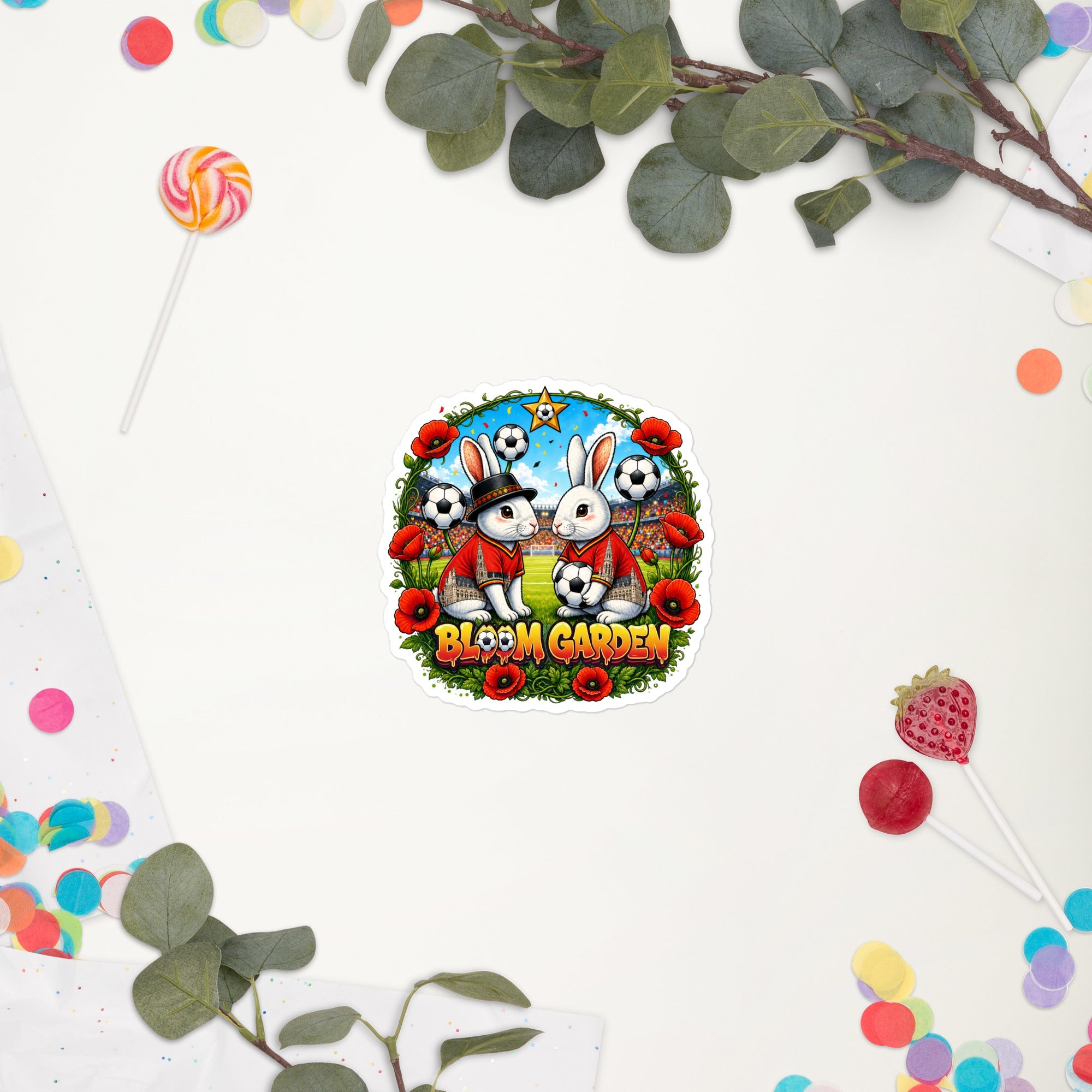 Bloom Garden Belgian Rabbit Sticker - BLOOM GARDEN
