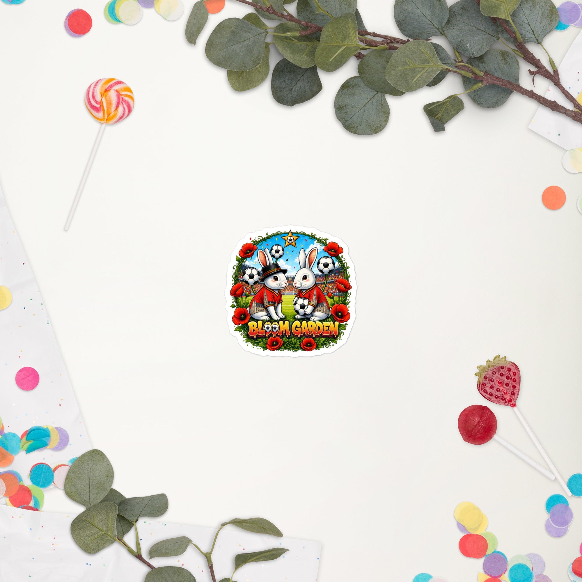 Bloom Garden Belgian Rabbit Sticker - BLOOM GARDEN