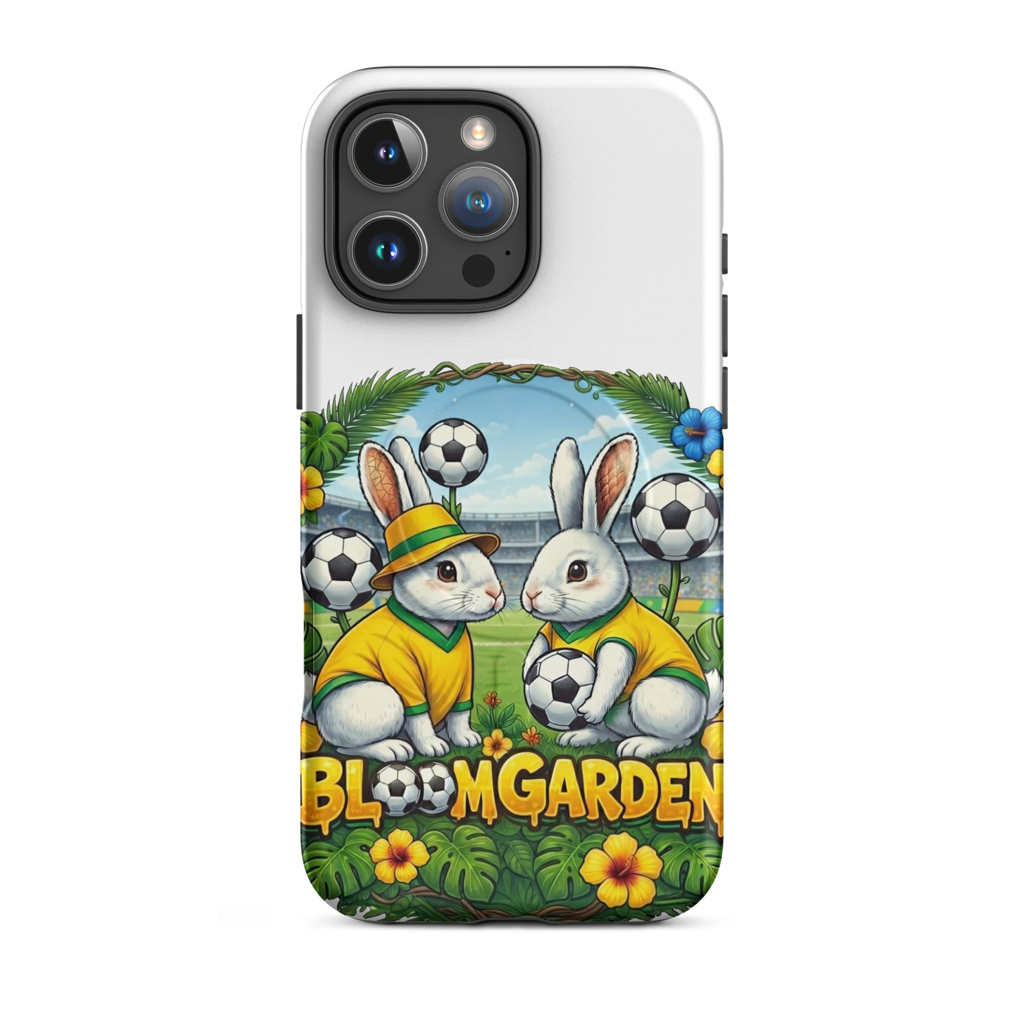 Bloom Garden Brazilian Rabbit MagSafe Tough Case for iPhone - BLOOM GARDEN