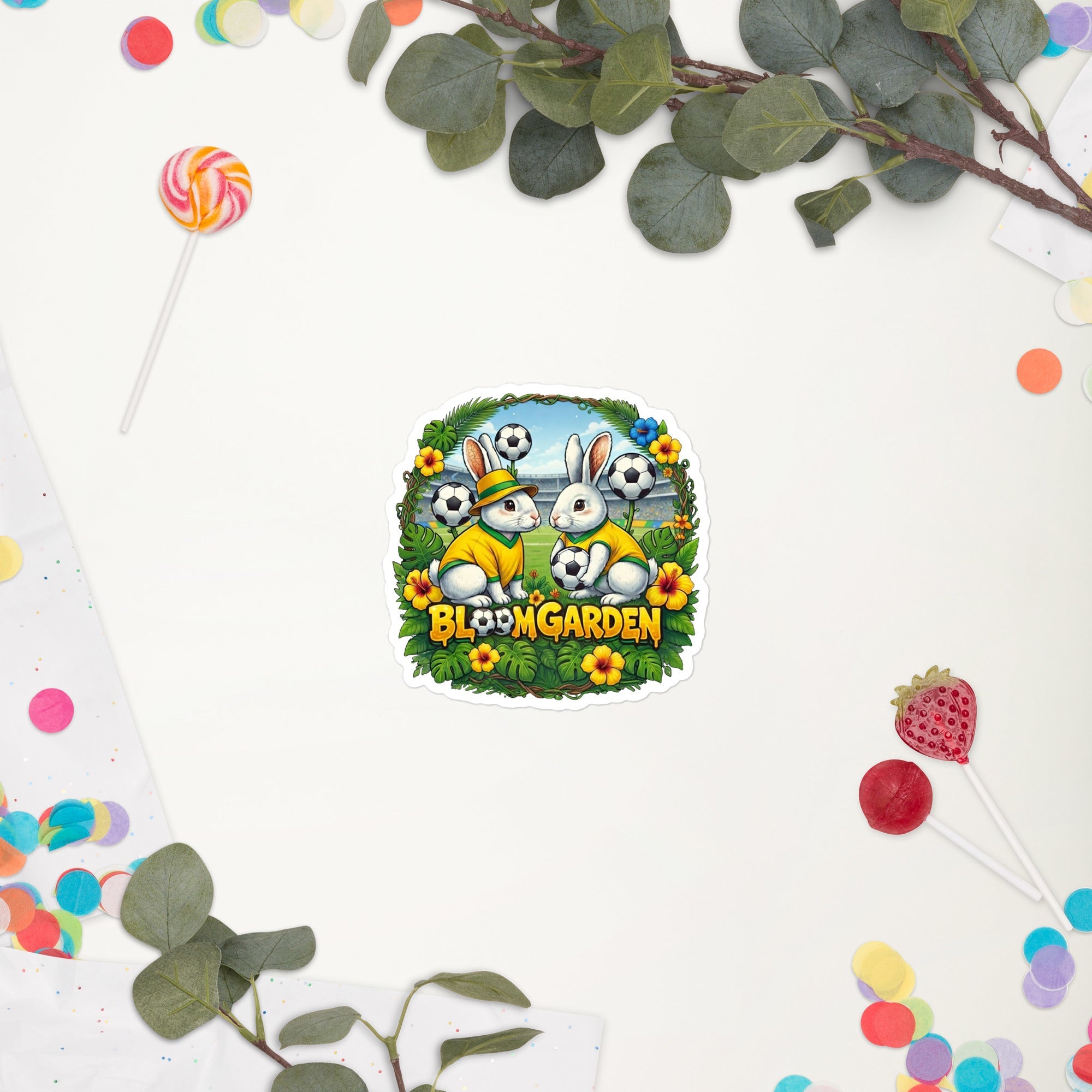 Bloom Garden Brazilian Rabbit Sticker - BLOOM GARDEN