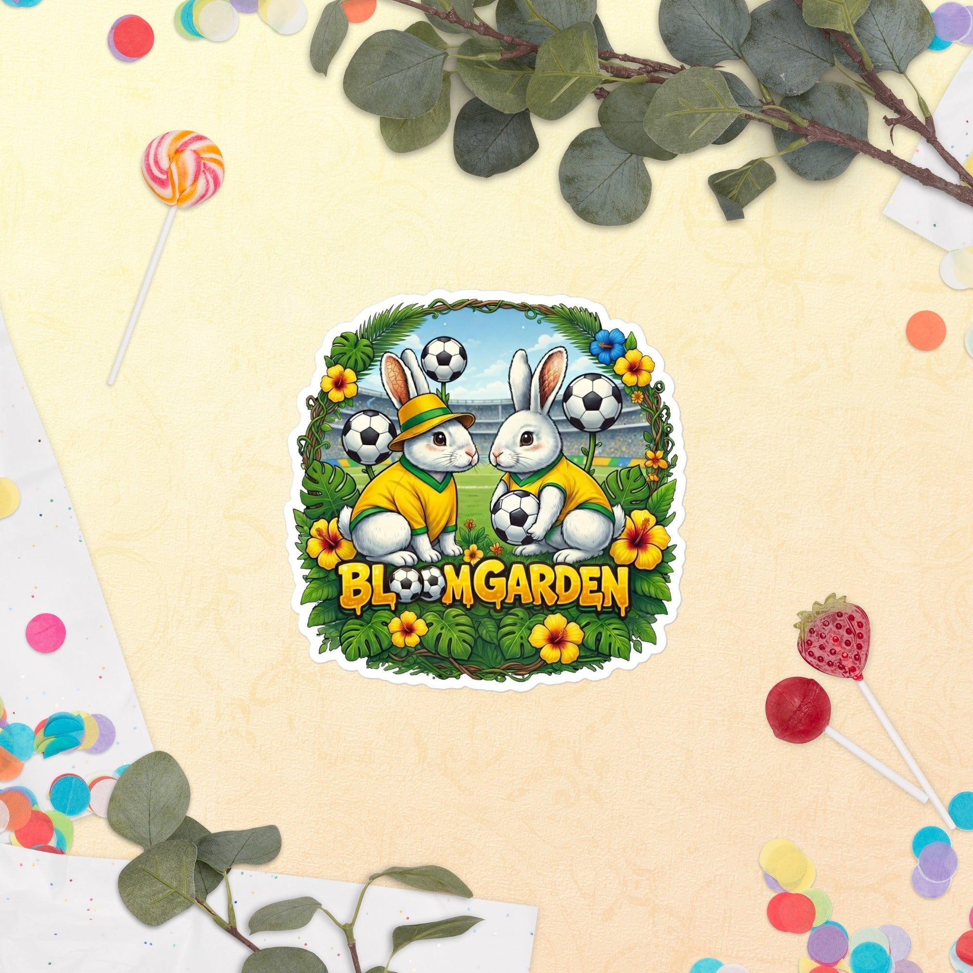 Bloom Garden Brazilian Rabbit Sticker - BLOOM GARDEN