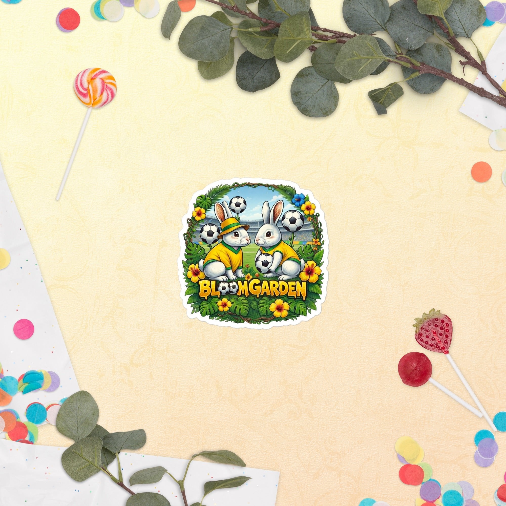 Bloom Garden Brazilian Rabbit Sticker - BLOOM GARDEN