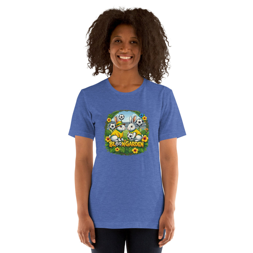 Bloom Garden Brazilian Rabbit T-Shirt | Brazilian Fan | Canada Mexico USA 2026 | Unisex - BLOOM GARDEN