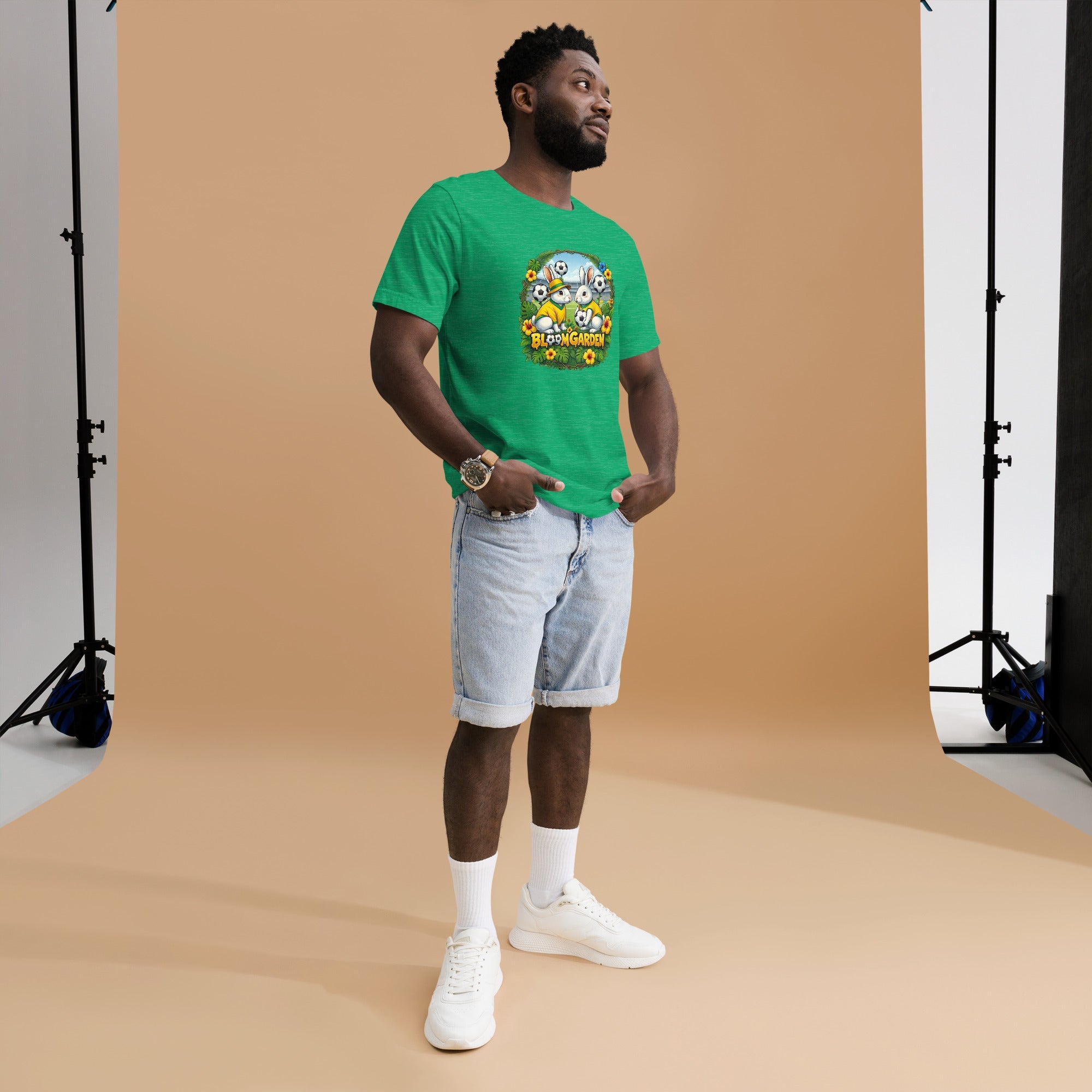 Bloom Garden Brazilian Rabbit T-Shirt | Brazilian Fan | Canada Mexico USA 2026 | Unisex - BLOOM GARDEN