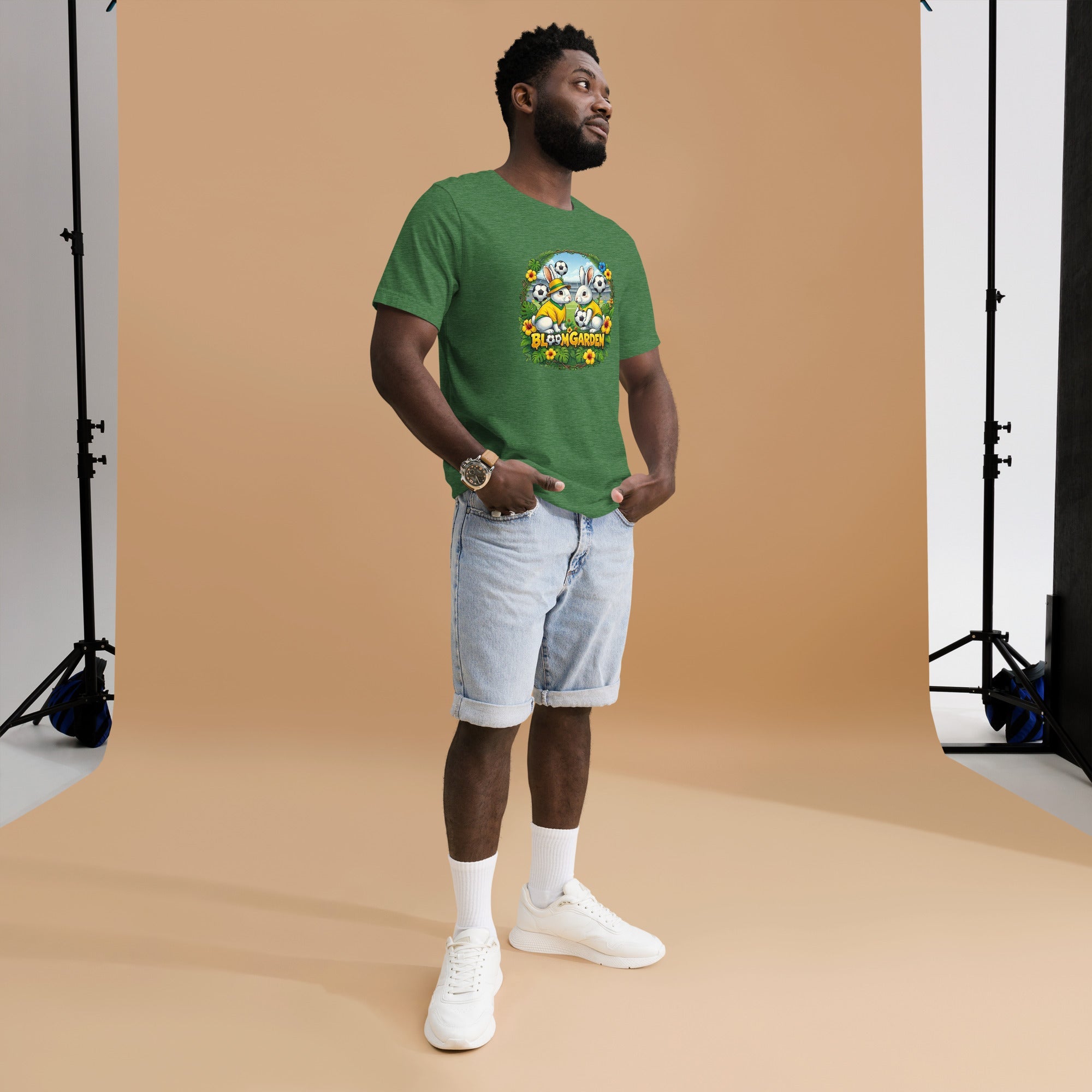 Bloom Garden Brazilian Rabbit T-Shirt | Brazilian Fan | Canada Mexico USA 2026 | Unisex - BLOOM GARDEN