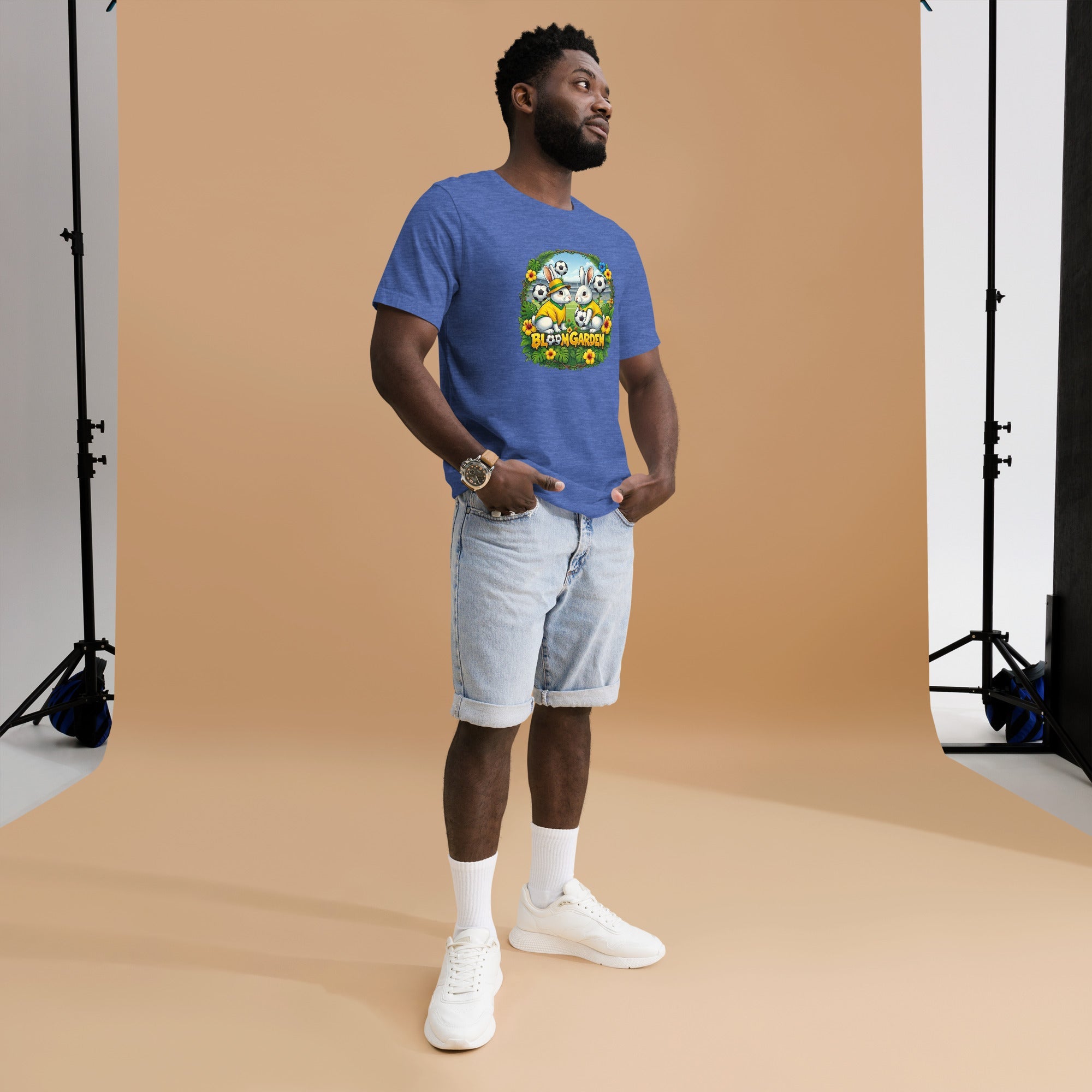 Bloom Garden Brazilian Rabbit T-Shirt | Brazilian Fan | Canada Mexico USA 2026 | Unisex - BLOOM GARDEN