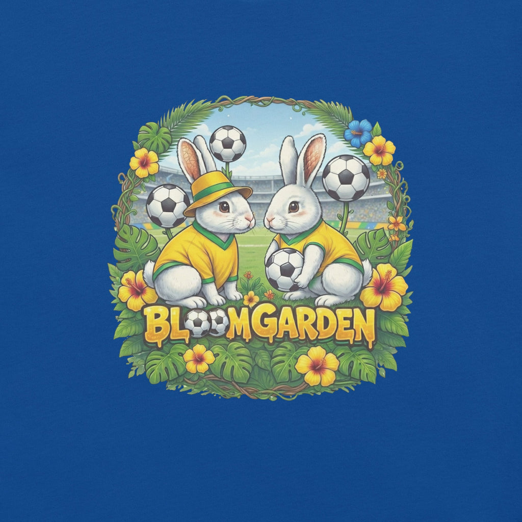 Bloom Garden Brazilian Rabbit T-Shirt | Brazilian Fan | Canada Mexico USA 2026 | Unisex - BLOOM GARDEN