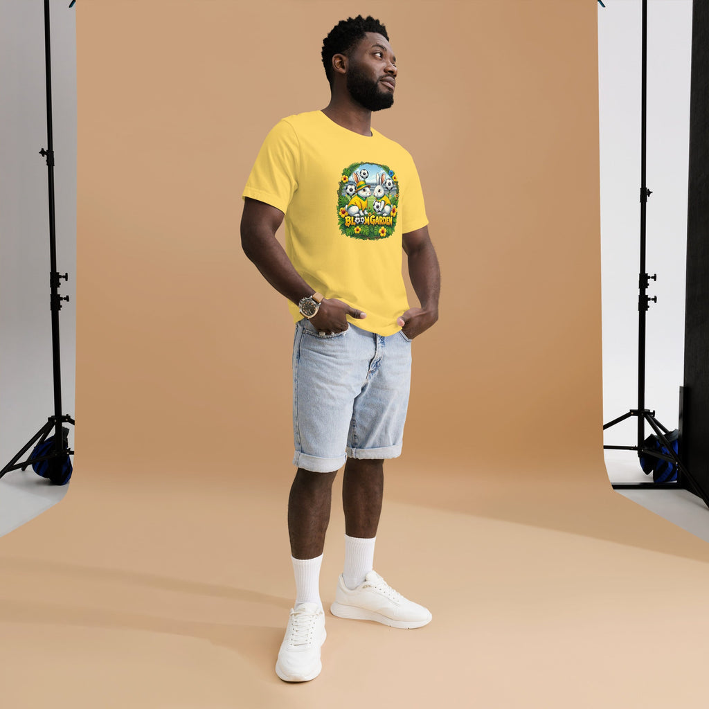 Bloom Garden Brazilian Rabbit T-Shirt | Brazilian Fan | Canada Mexico USA 2026 | Unisex - BLOOM GARDEN