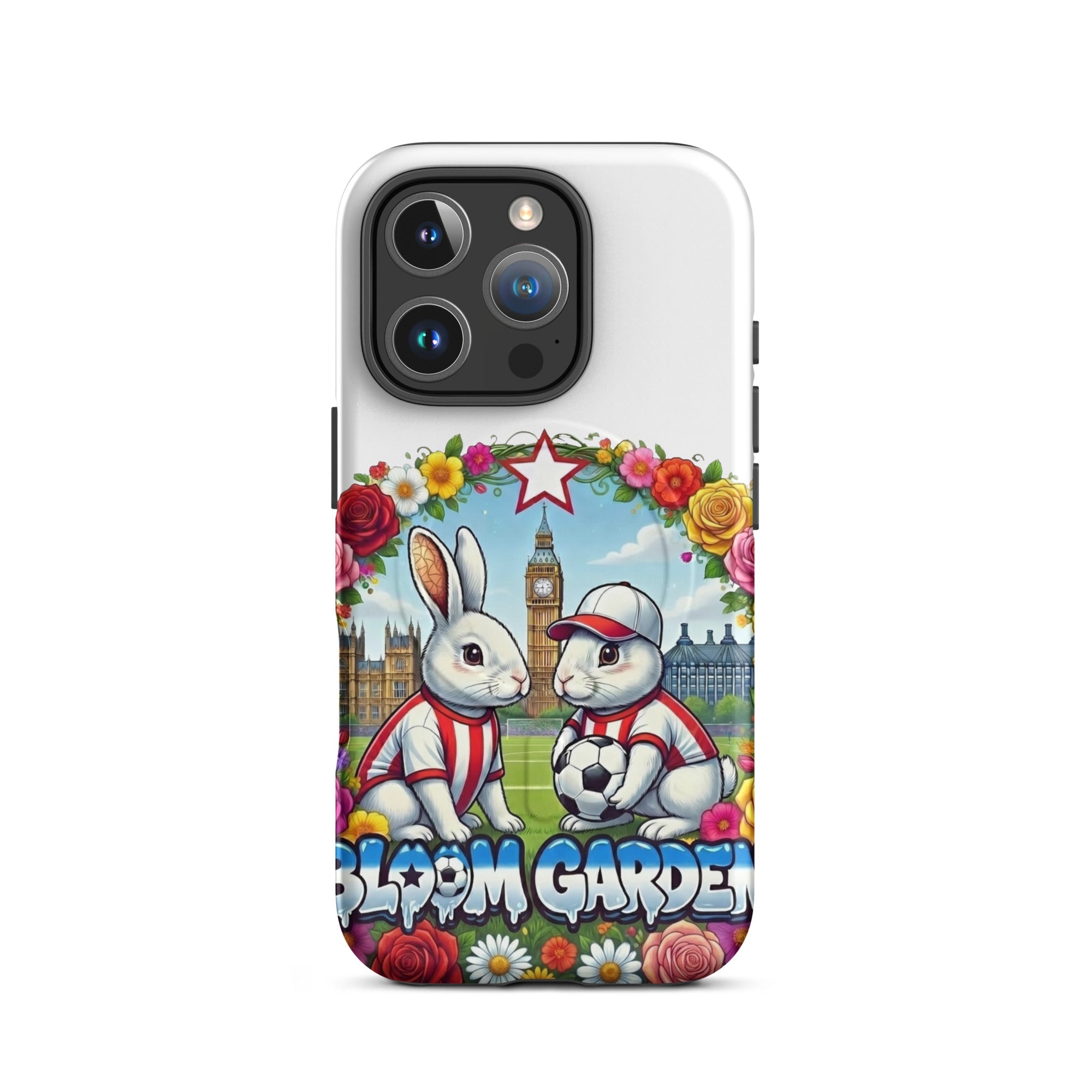 Bloom Garden British Rabbit MagSafe Tough Case for iPhone - BLOOM GARDEN