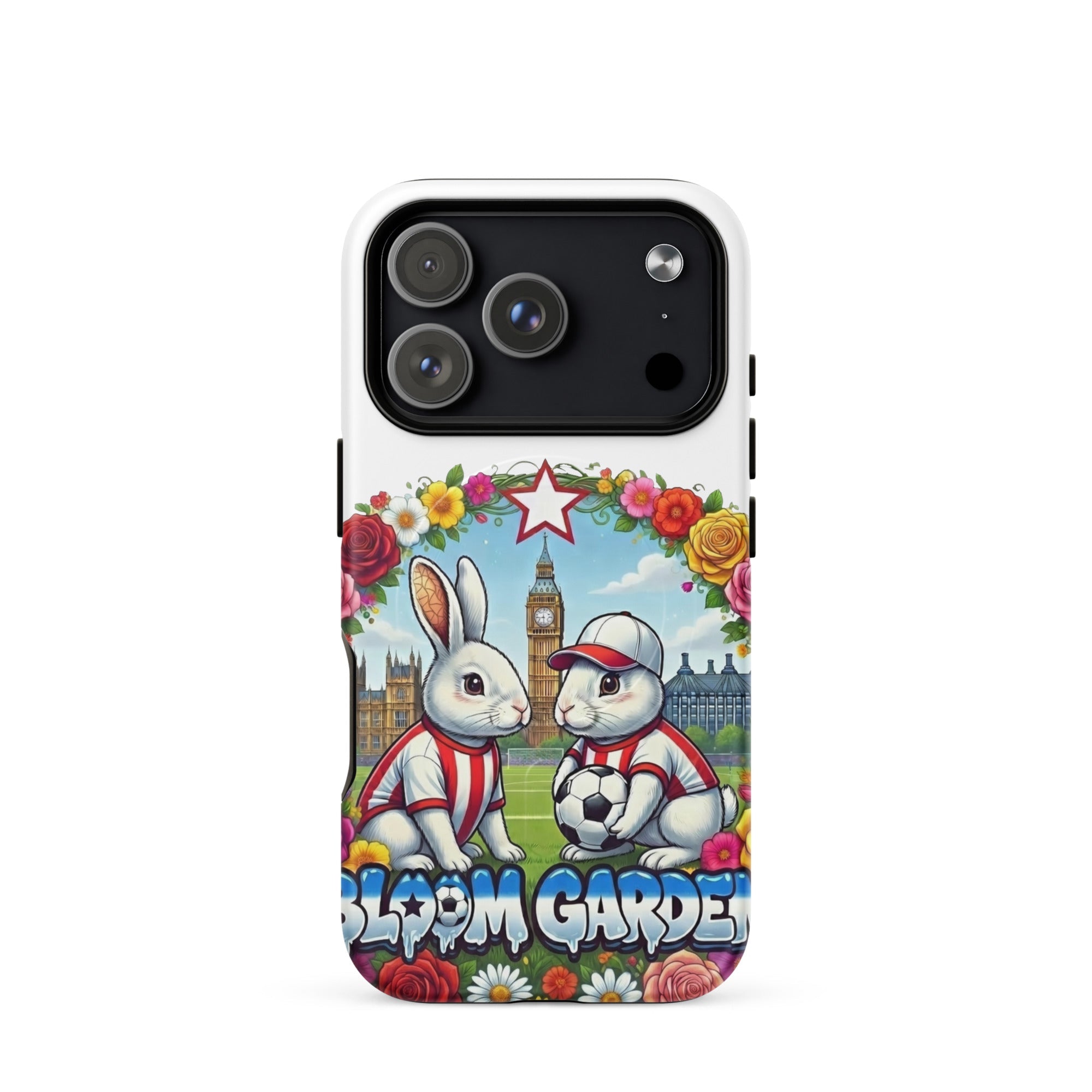Bloom Garden British Rabbit MagSafe Tough Case for iPhone - BLOOM GARDEN