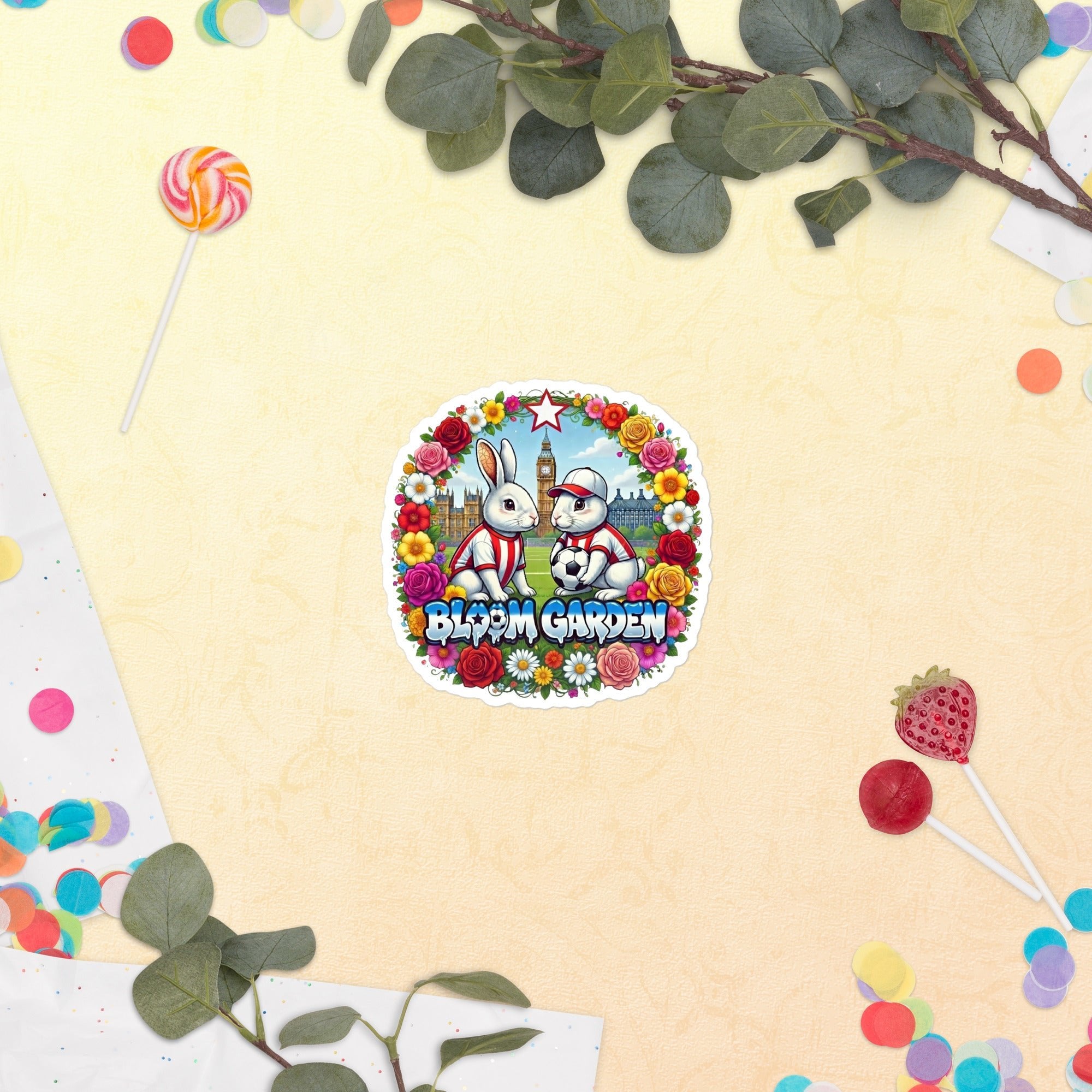 Bloom Garden British Rabbit Sticker - BLOOM GARDEN