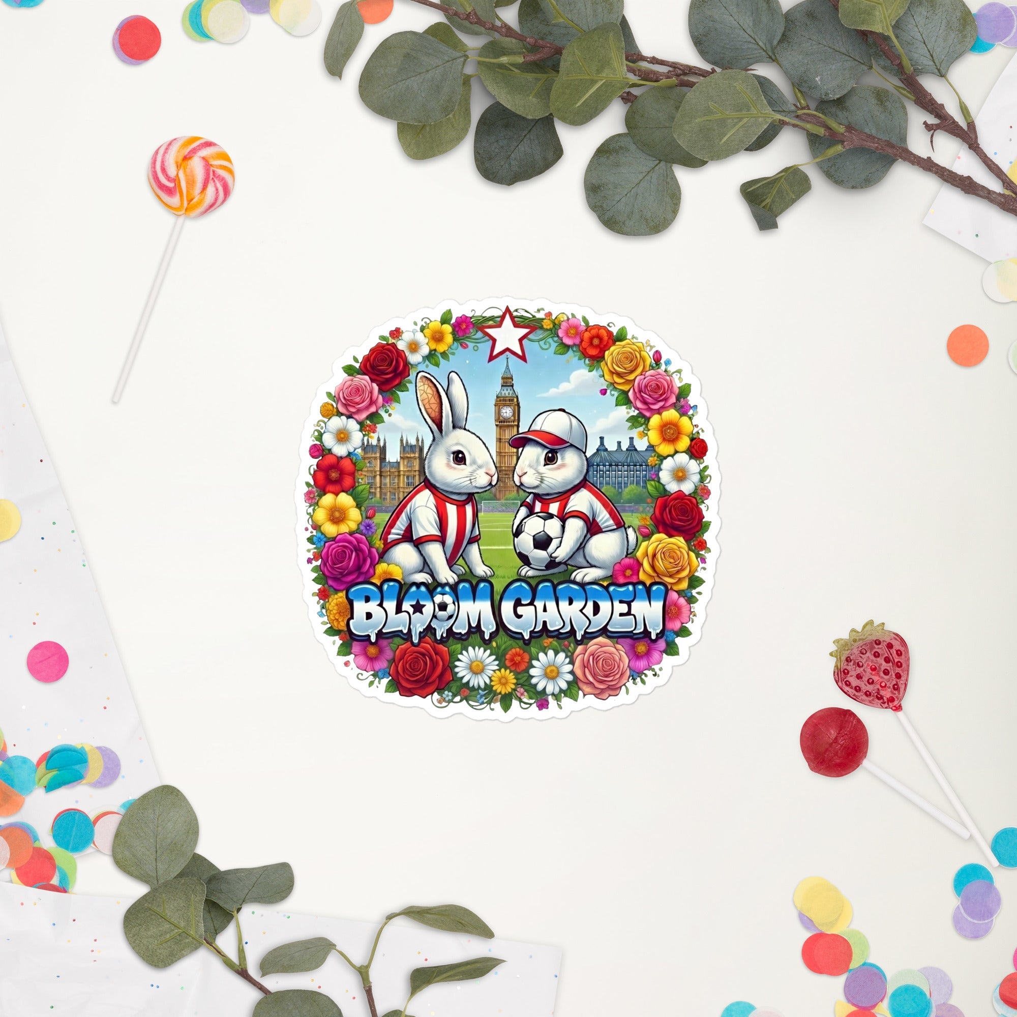 Bloom Garden British Rabbit Sticker - BLOOM GARDEN