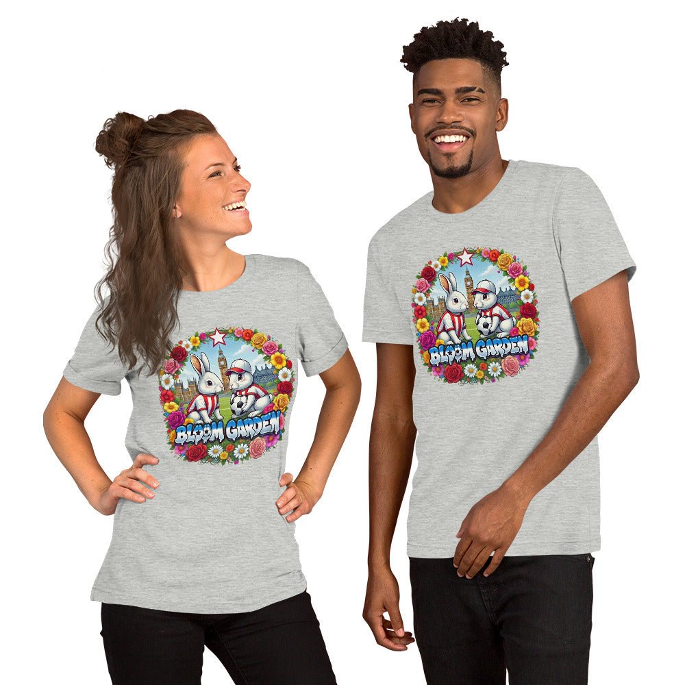 Bloom Garden British Rabbit T-Shirt | British Fan | Canada Mexico USA 2026 | Unisex - BLOOM GARDEN