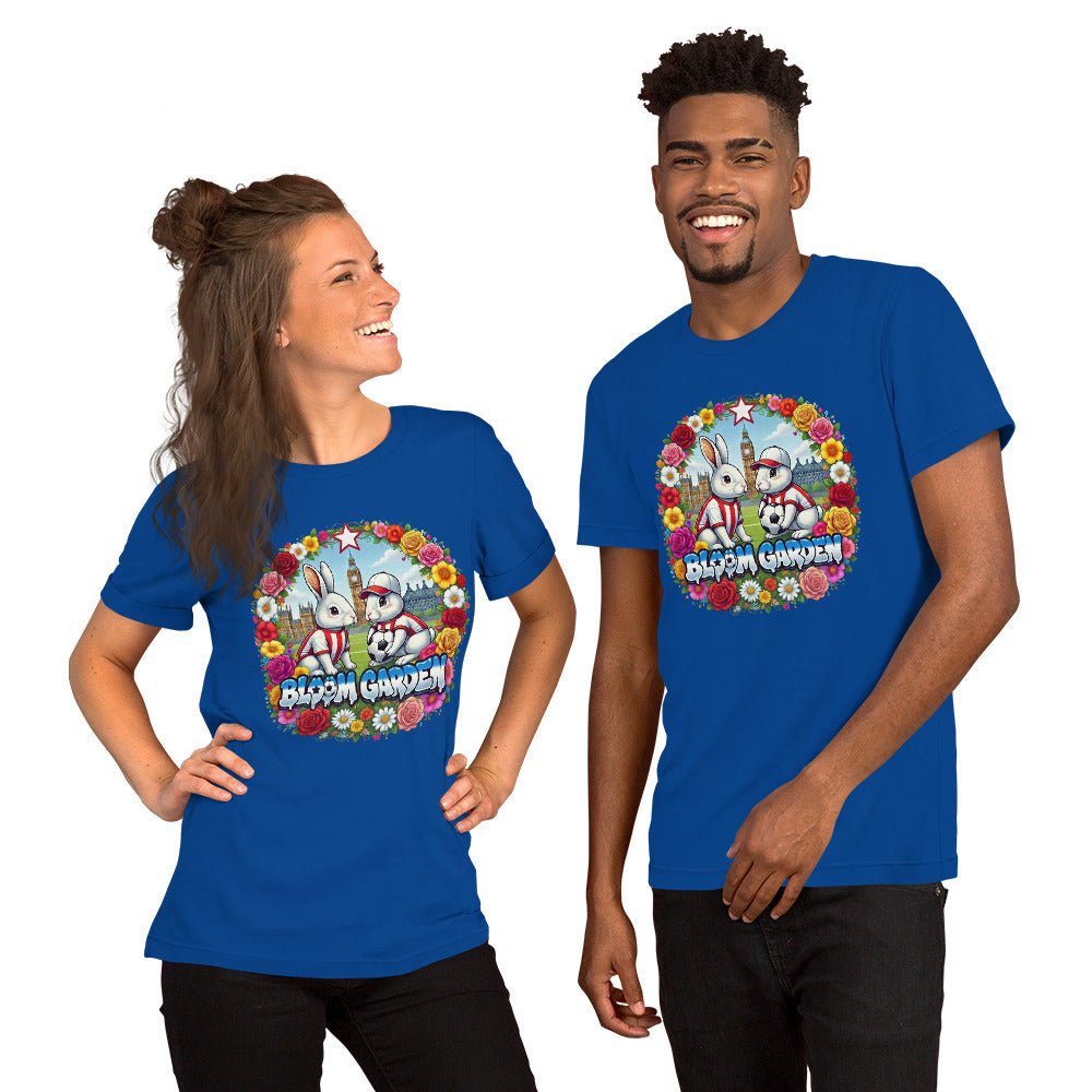 Bloom Garden British Rabbit T-Shirt | British Fan | Canada Mexico USA 2026 | Unisex - BLOOM GARDEN