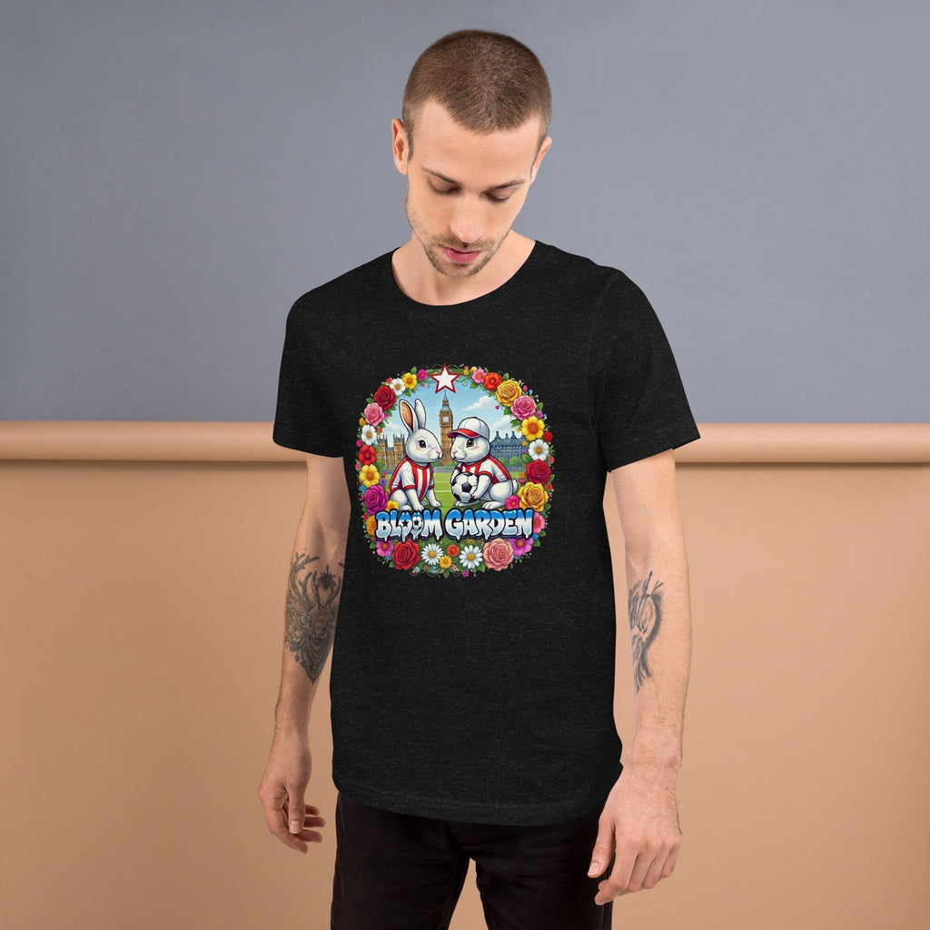 Bloom Garden British Rabbit T-Shirt | British Fan | Canada Mexico USA 2026 | Unisex - BLOOM GARDEN