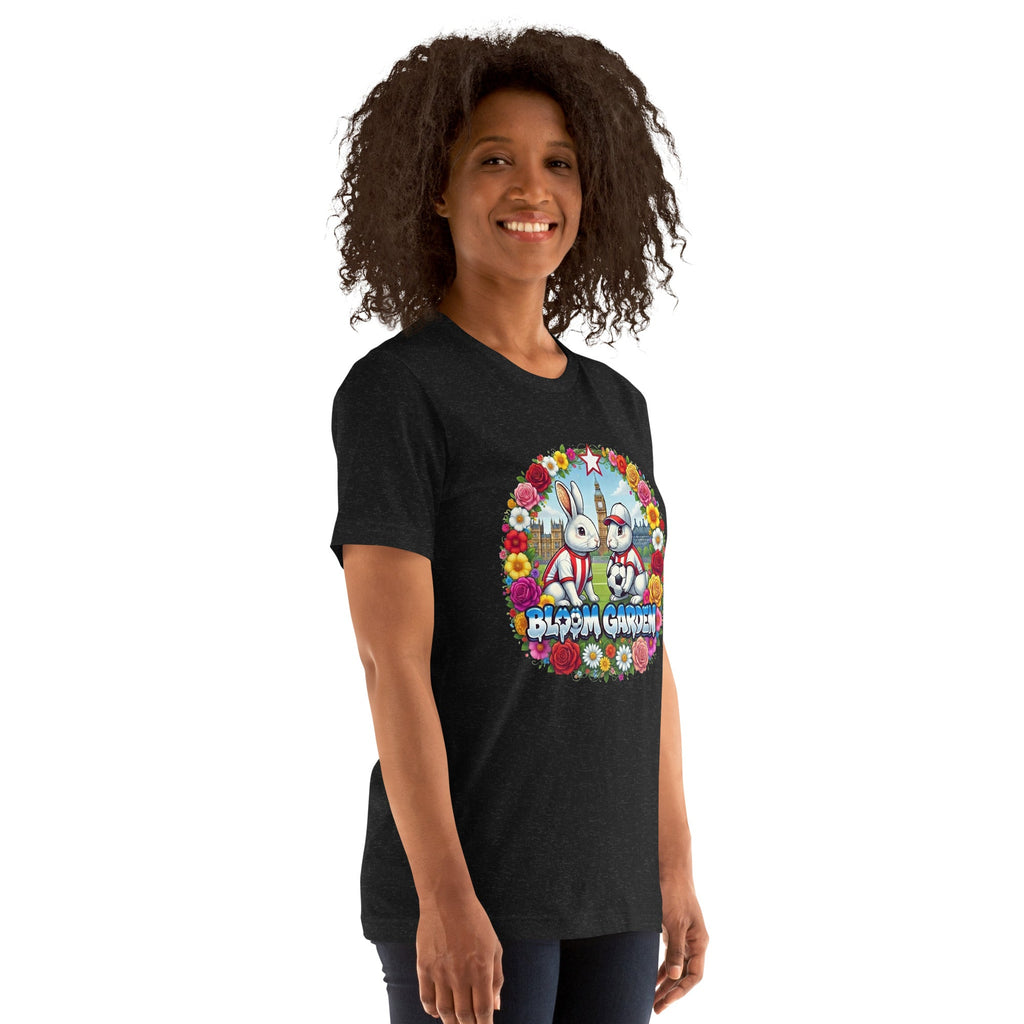 Bloom Garden British Rabbit T-Shirt | British Fan | Canada Mexico USA 2026 | Unisex - BLOOM GARDEN