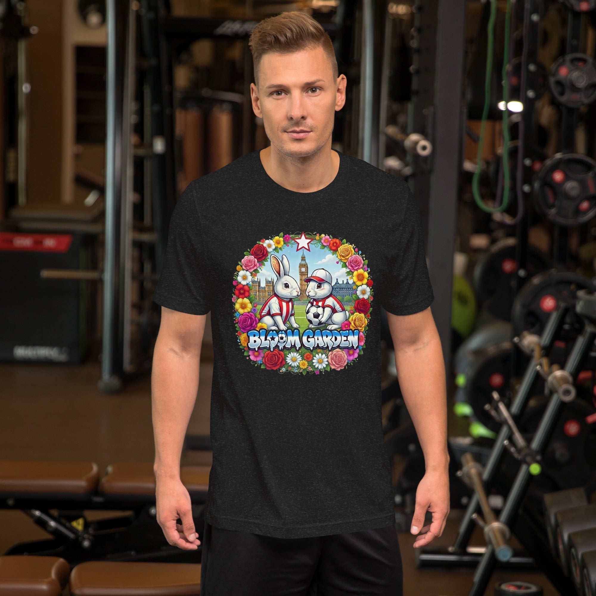 Bloom Garden British Rabbit T-Shirt | British Fan | Canada Mexico USA 2026 | Unisex - BLOOM GARDEN