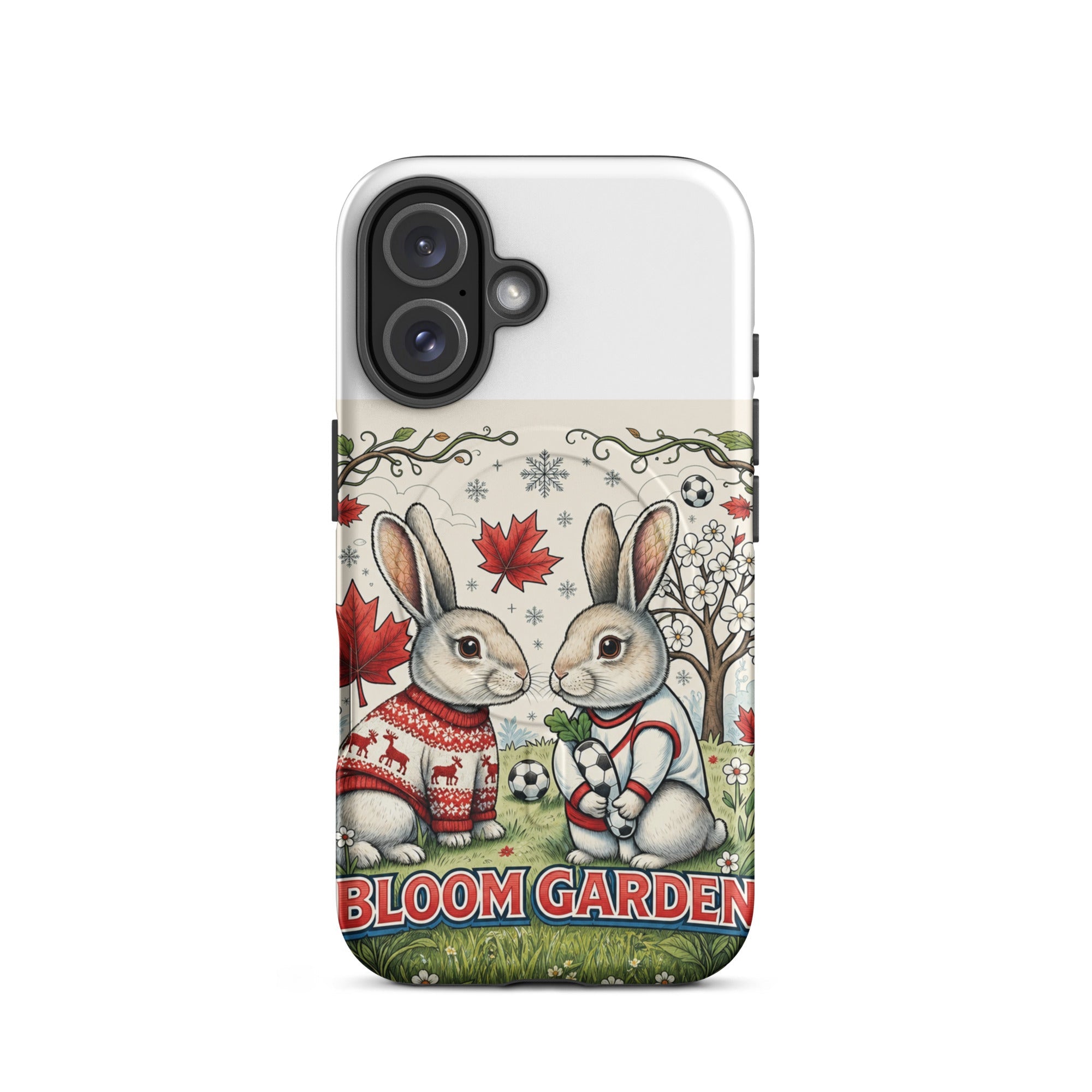 Bloom Garden Canadian Rabbit MagSafe Tough Case for iPhone - BLOOM GARDEN