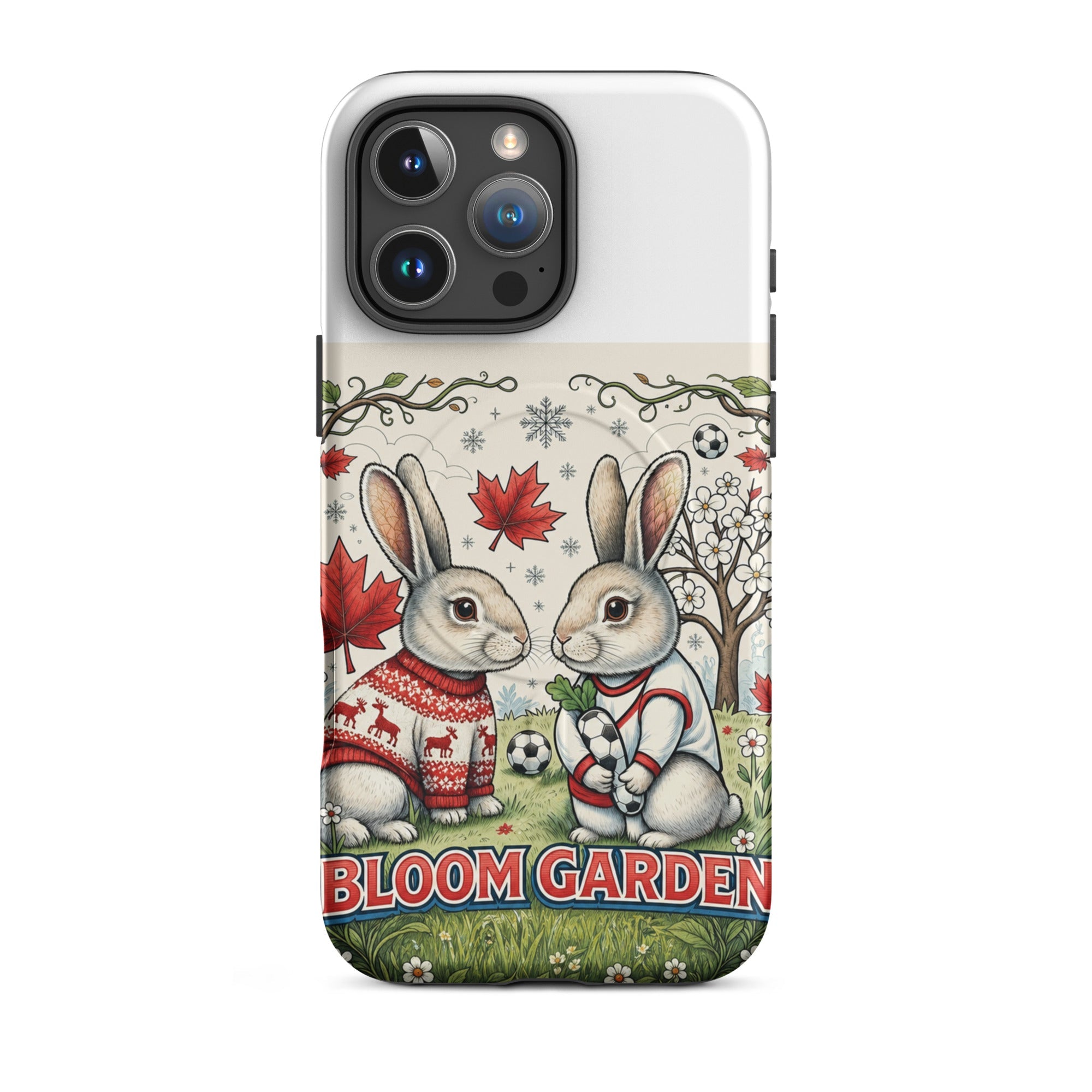 Bloom Garden Canadian Rabbit MagSafe Tough Case for iPhone - BLOOM GARDEN