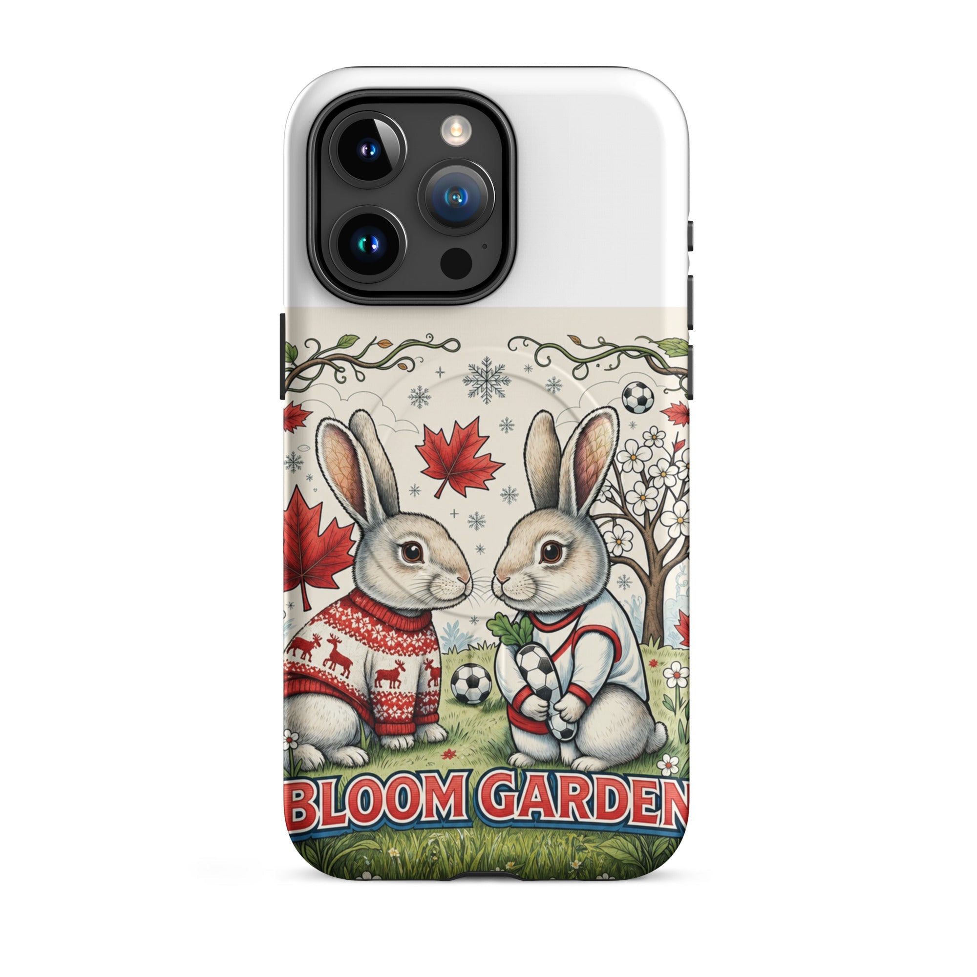 Bloom Garden Canadian Rabbit MagSafe Tough Case for iPhone - BLOOM GARDEN
