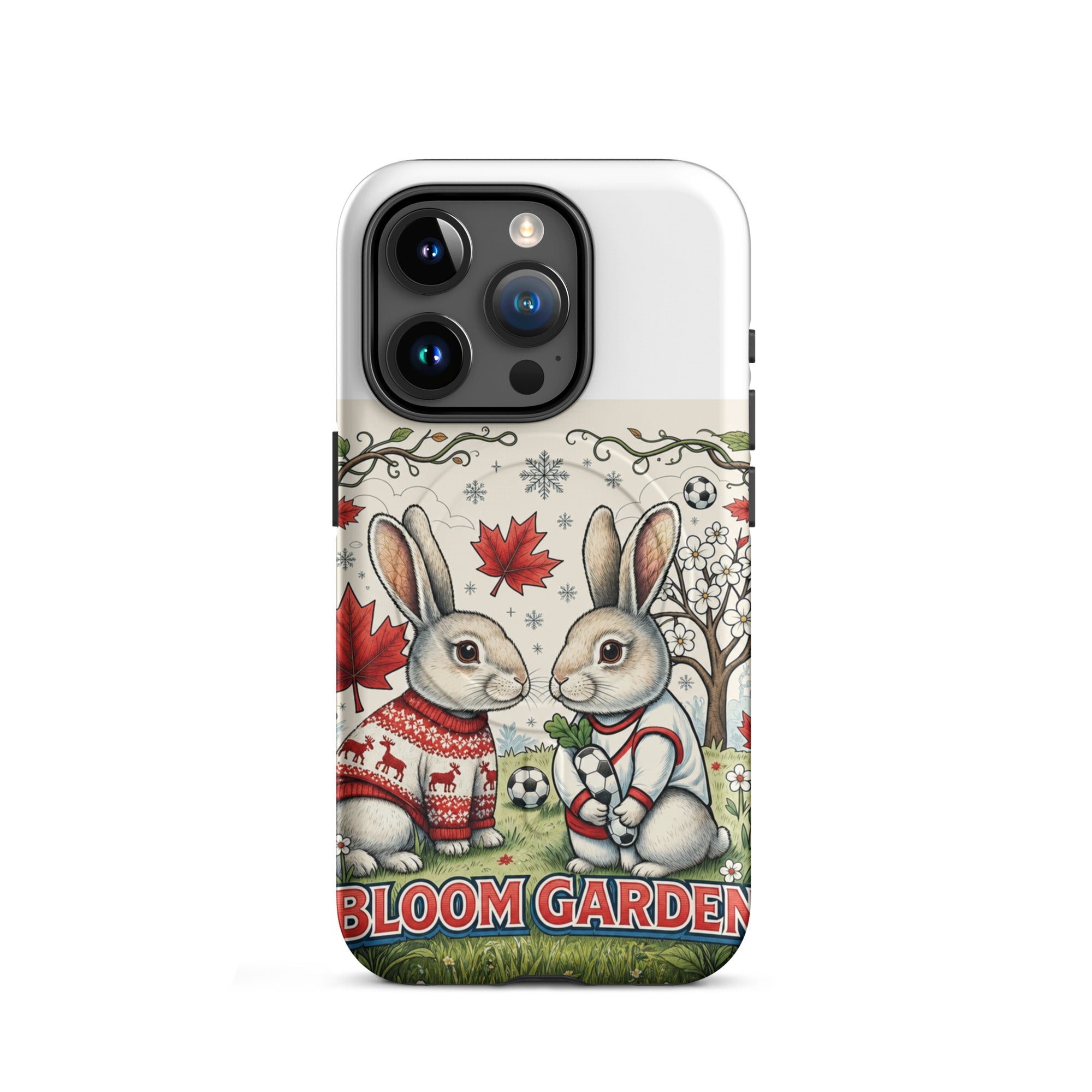 Bloom Garden Canadian Rabbit MagSafe Tough Case for iPhone - BLOOM GARDEN