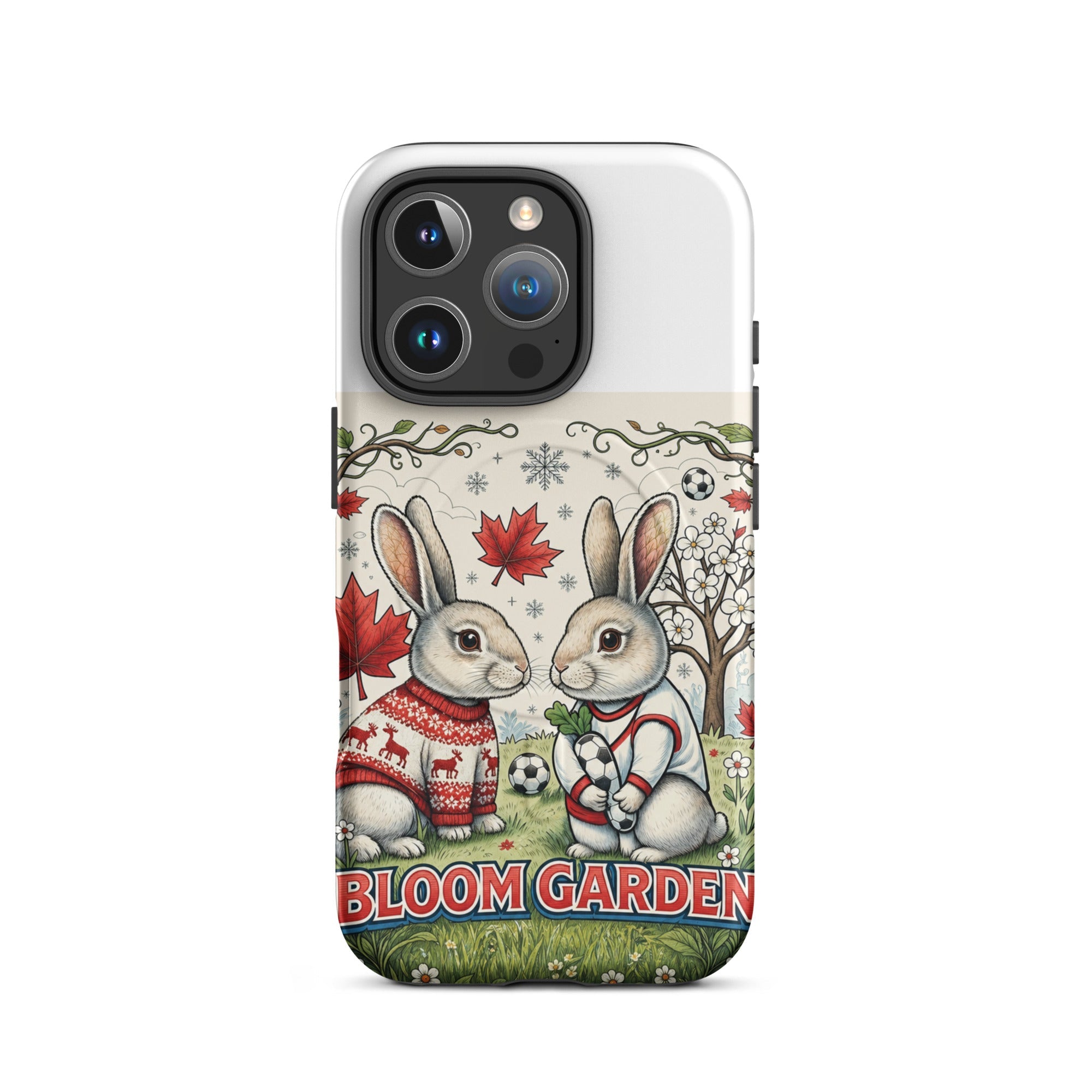 Bloom Garden Canadian Rabbit MagSafe Tough Case for iPhone - BLOOM GARDEN