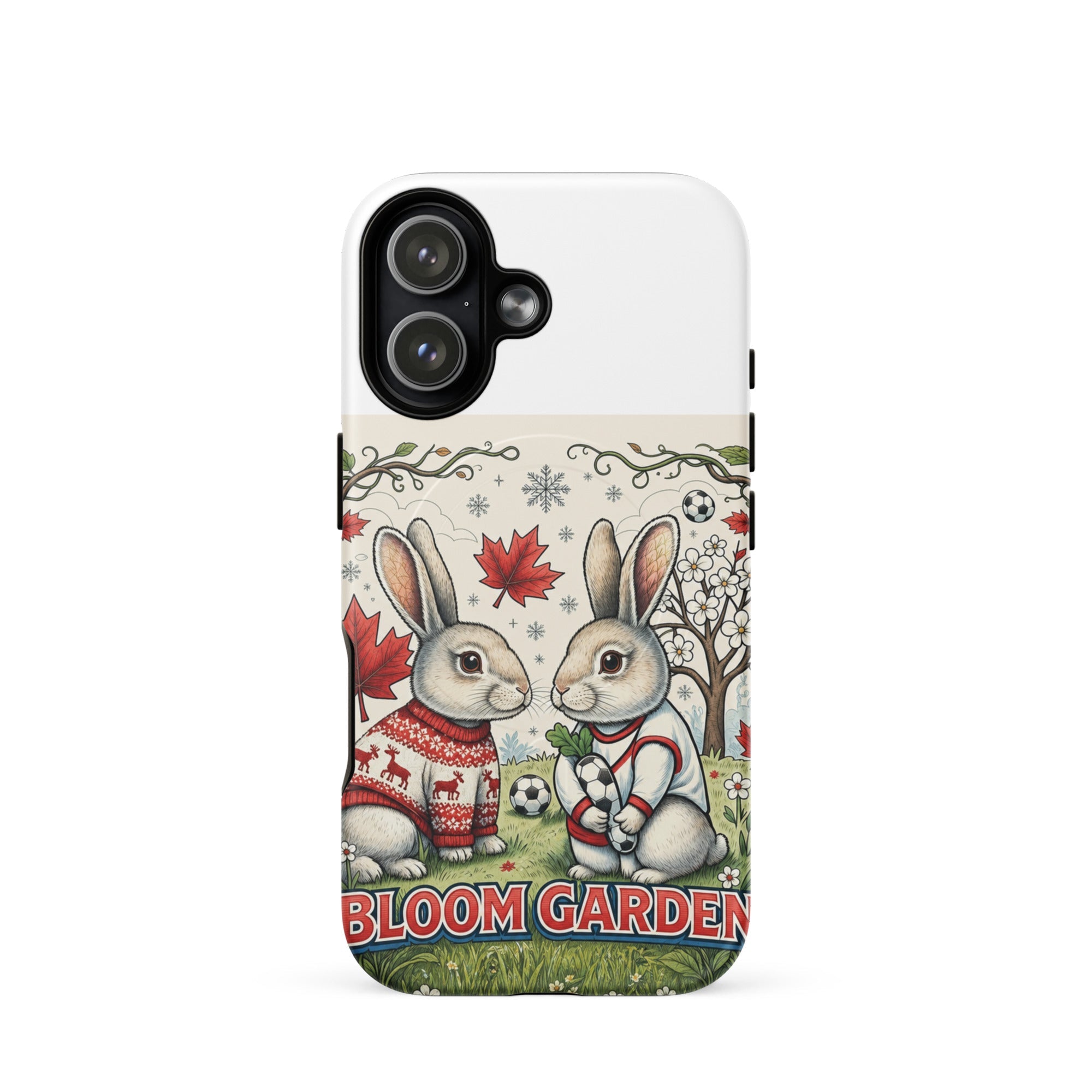 Bloom Garden Canadian Rabbit MagSafe Tough Case for iPhone - BLOOM GARDEN