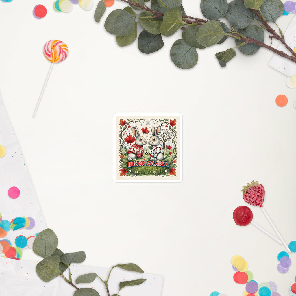 Bloom Garden Canadian Rabbit Sticker - BLOOM GARDEN
