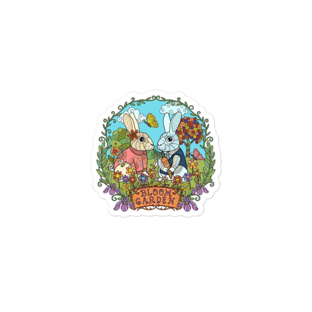 Bloom Garden Classic Rabbit Sticker - BLOOM GARDEN