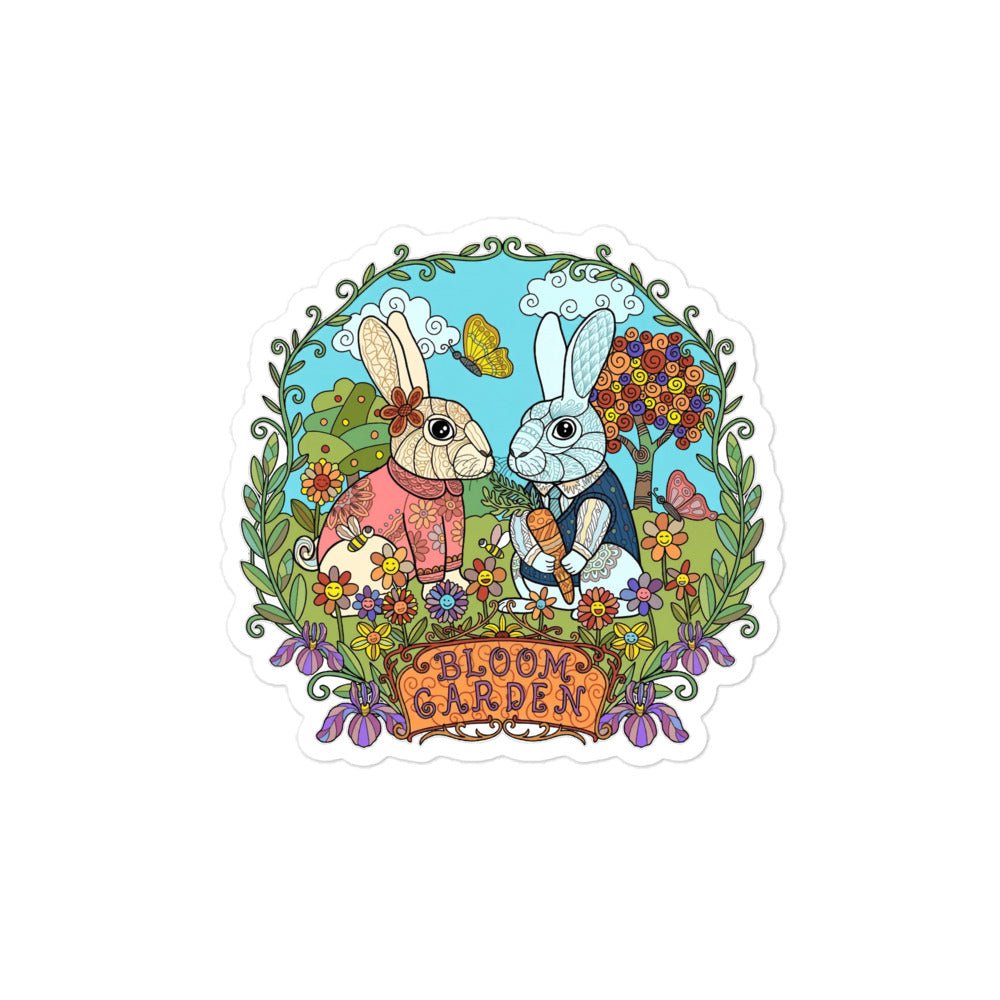 Bloom Garden Classic Rabbit Sticker - BLOOM GARDEN