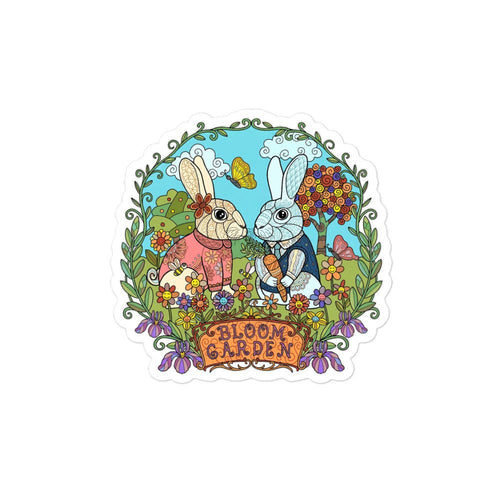 Bloom Garden Classic Rabbit Sticker - BLOOM GARDEN
