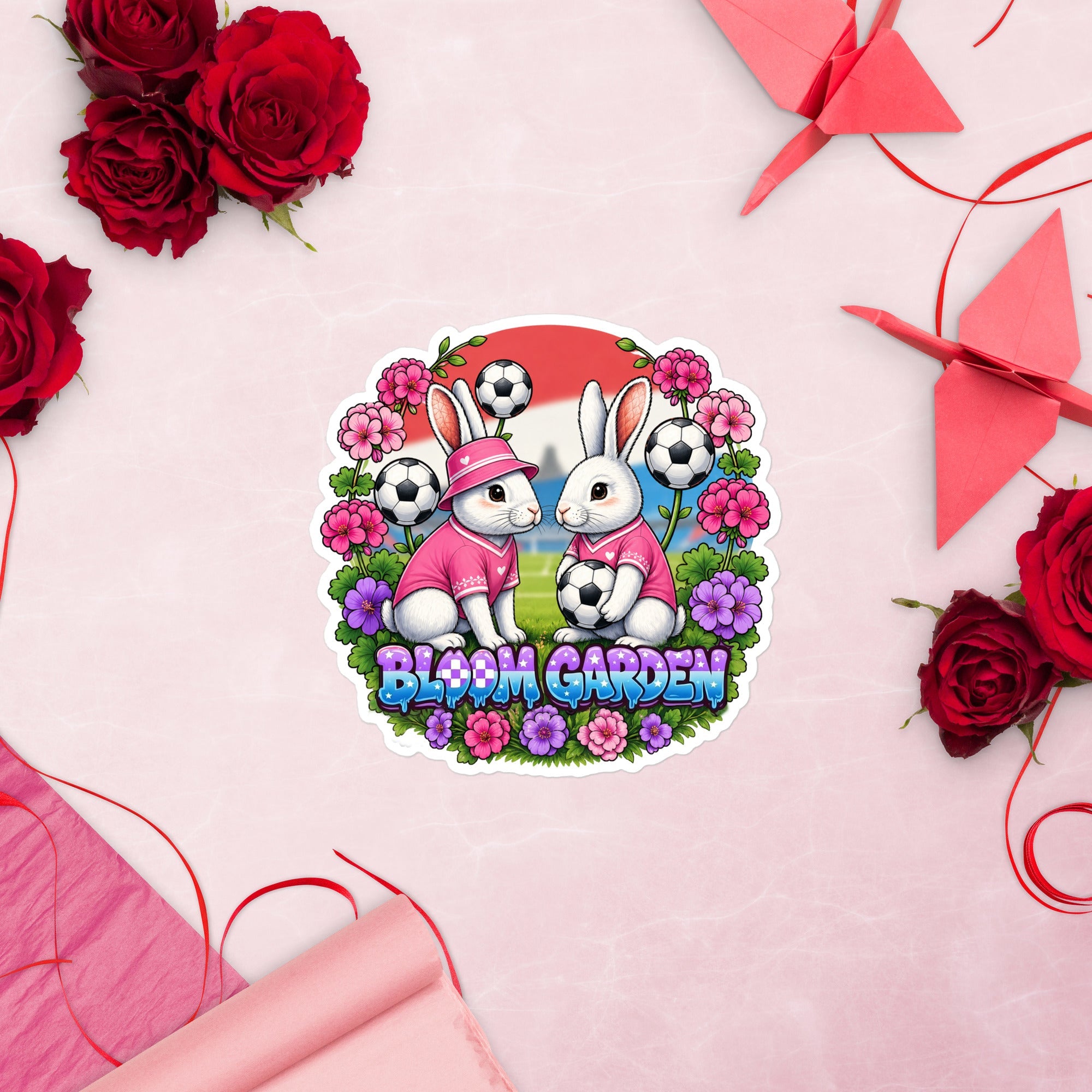 Bloom Garden Croatian Rabbit Sticker - BLOOM GARDEN