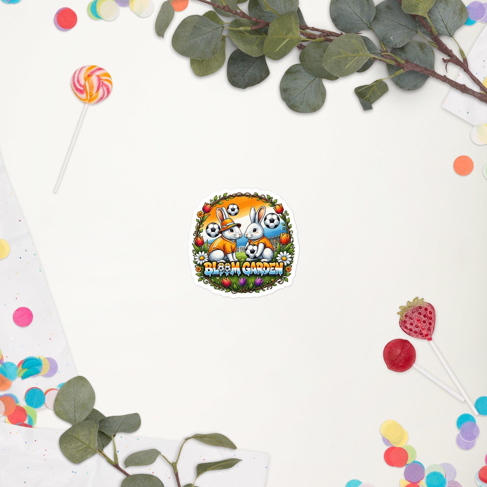 Bloom Garden Dutch Rabbit Sticker - BLOOM GARDEN