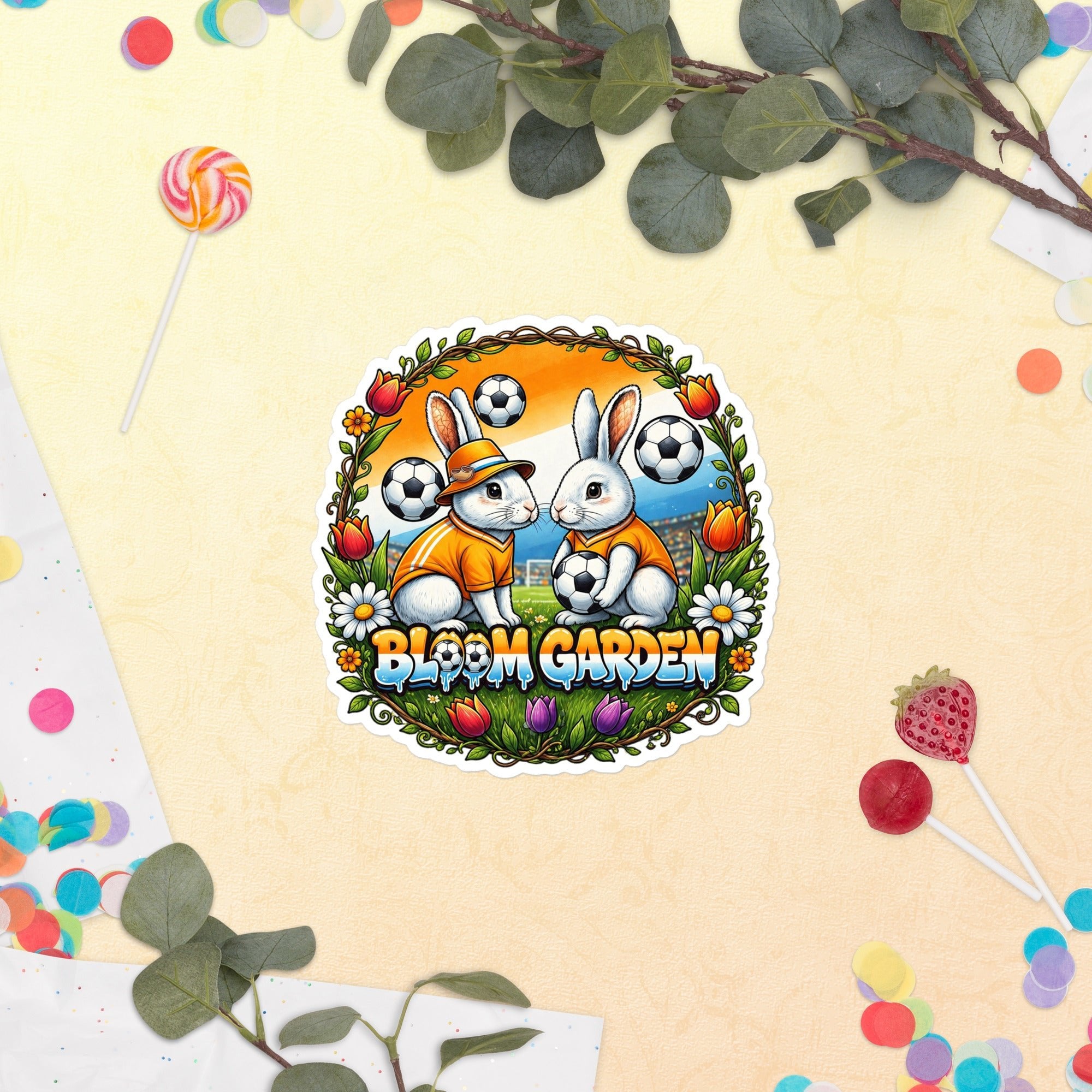 Bloom Garden Dutch Rabbit Sticker - BLOOM GARDEN
