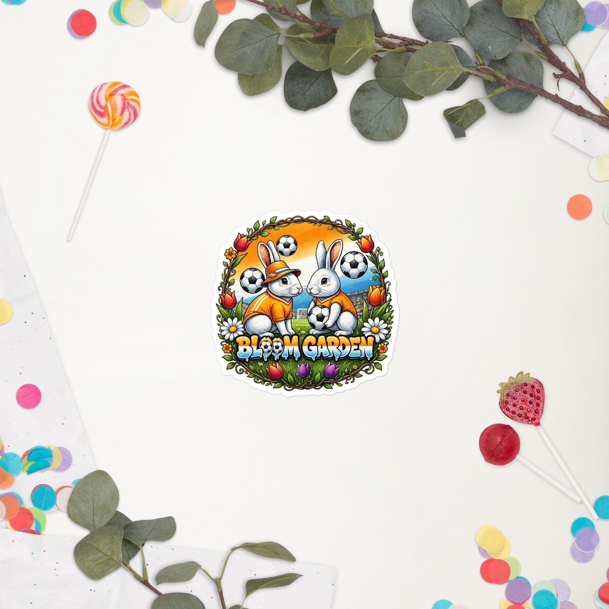 Bloom Garden Dutch Rabbit Sticker - BLOOM GARDEN