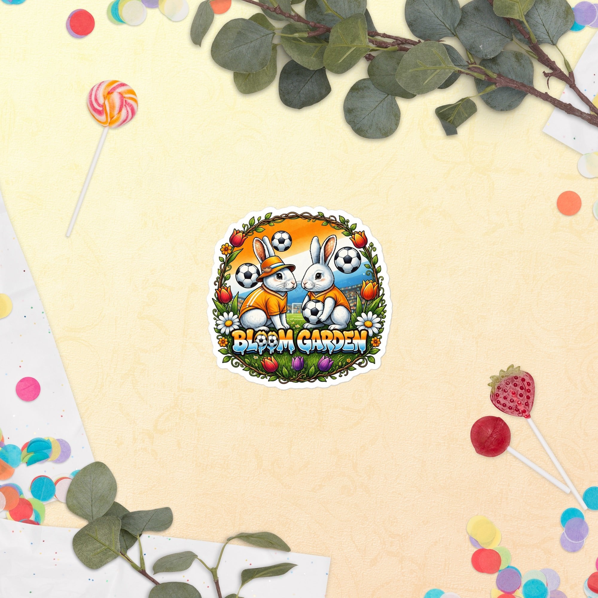 Bloom Garden Dutch Rabbit Sticker - BLOOM GARDEN