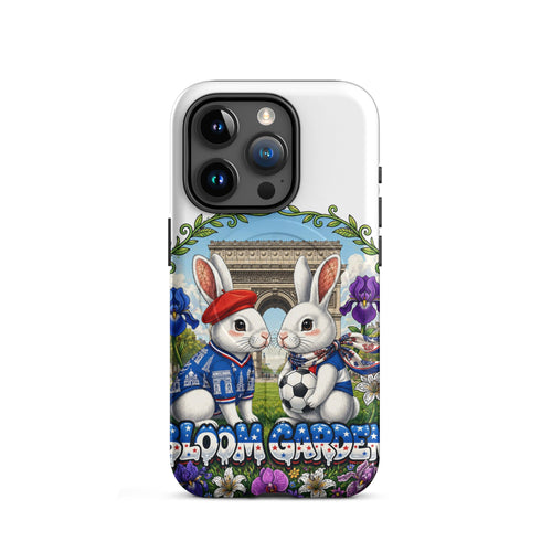 Bloom Garden French Rabbit MagSafe Tough Case for iPhone - BLOOM GARDEN