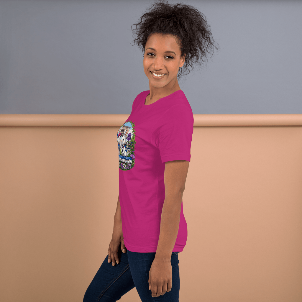 Bloom Garden French Rabbit T-Shirt | France Soccer Fan | Canada Mexico USA 2026 | Unisex - BLOOM GARDEN