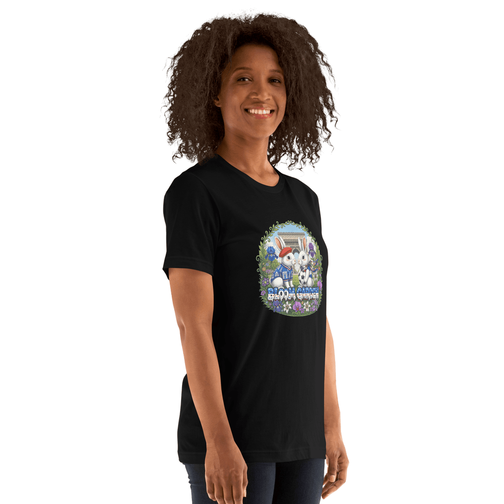 Bloom Garden French Rabbit T-Shirt | France Soccer Fan | Canada Mexico USA 2026 | Unisex - BLOOM GARDEN