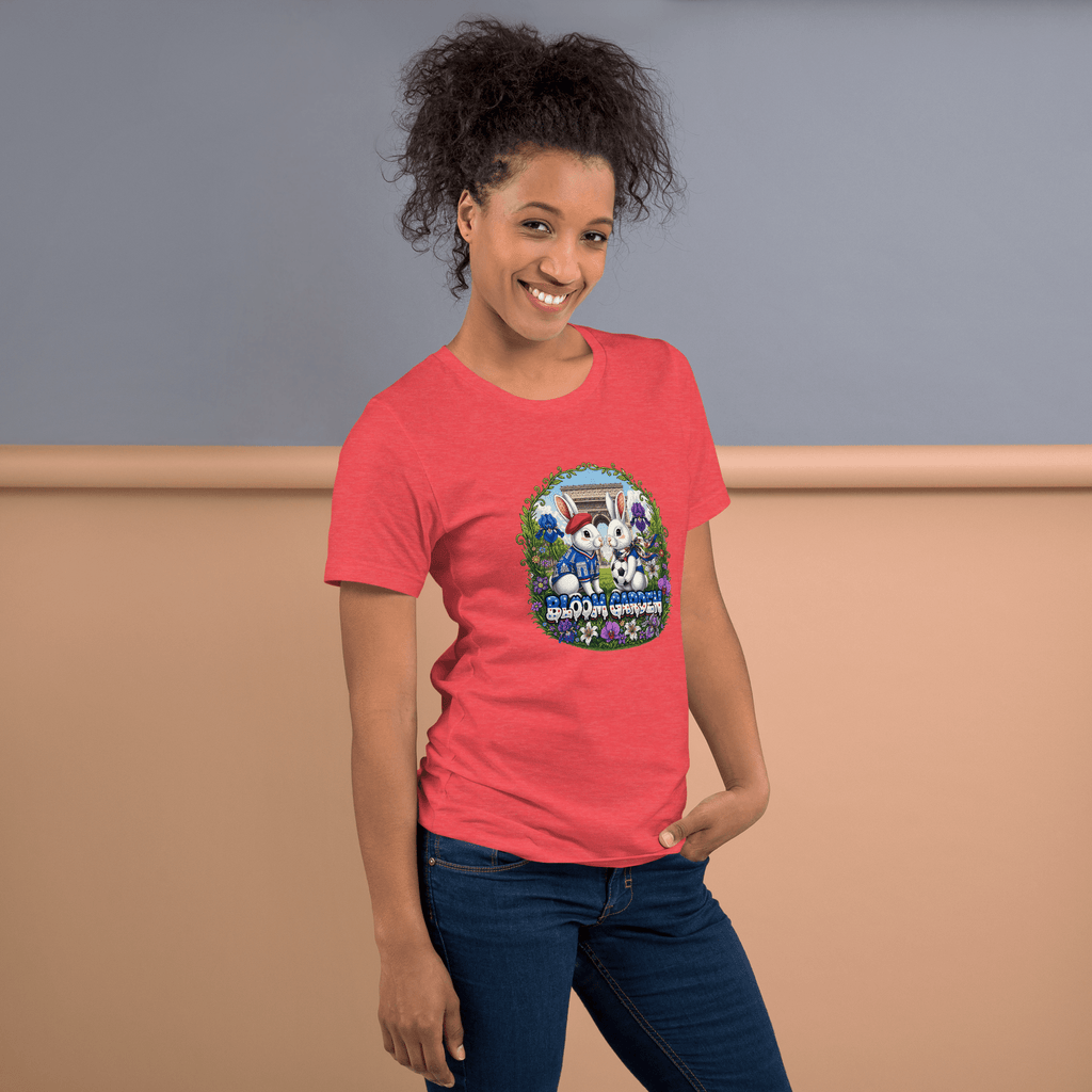 Bloom Garden French Rabbit T-Shirt | France Soccer Fan | Canada Mexico USA 2026 | Unisex - BLOOM GARDEN