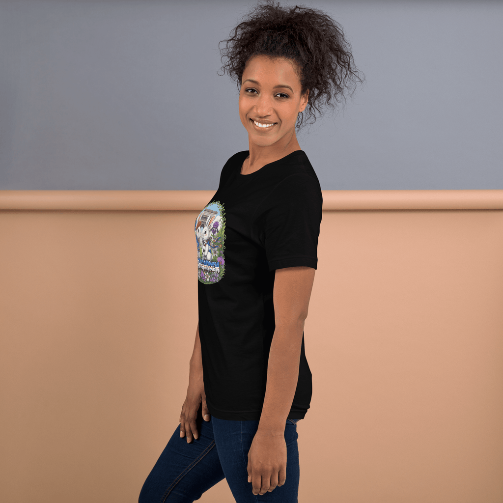 Bloom Garden French Rabbit T-Shirt | France Soccer Fan | Canada Mexico USA 2026 | Unisex - BLOOM GARDEN